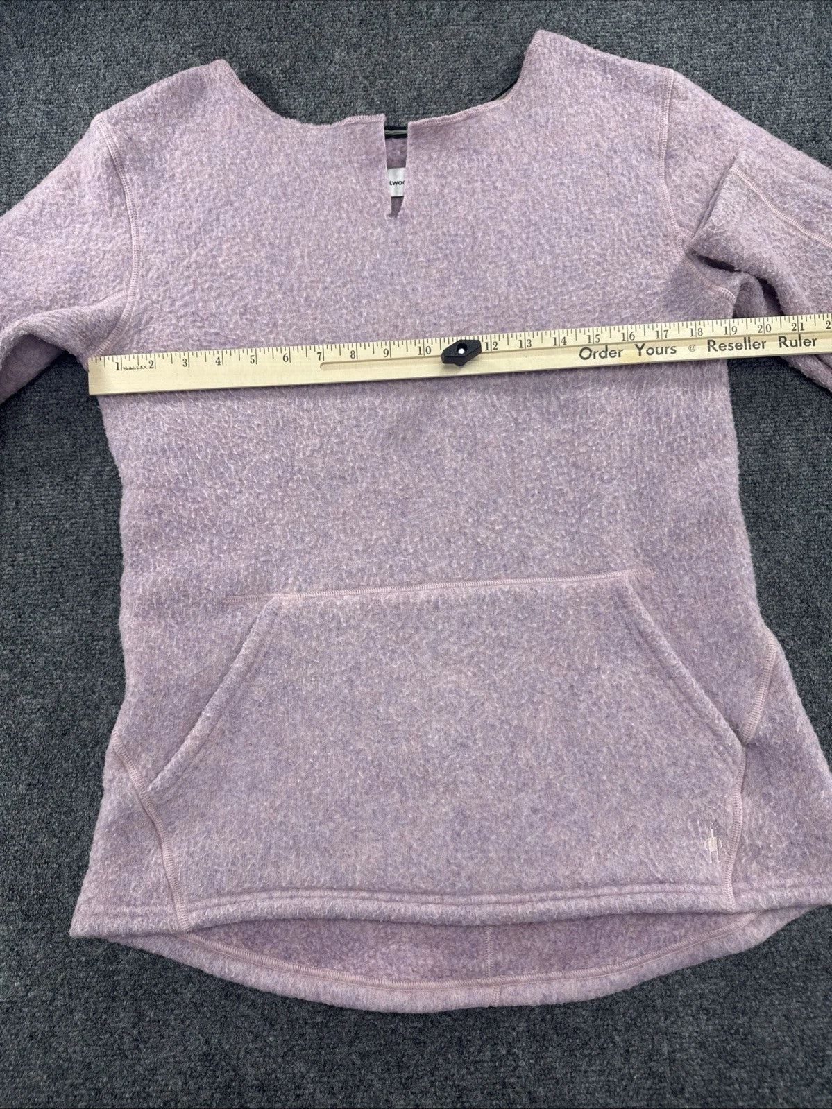Smartwool Hudson Trail Women's M Pink Wool Blend Fleece Pullover SW011525