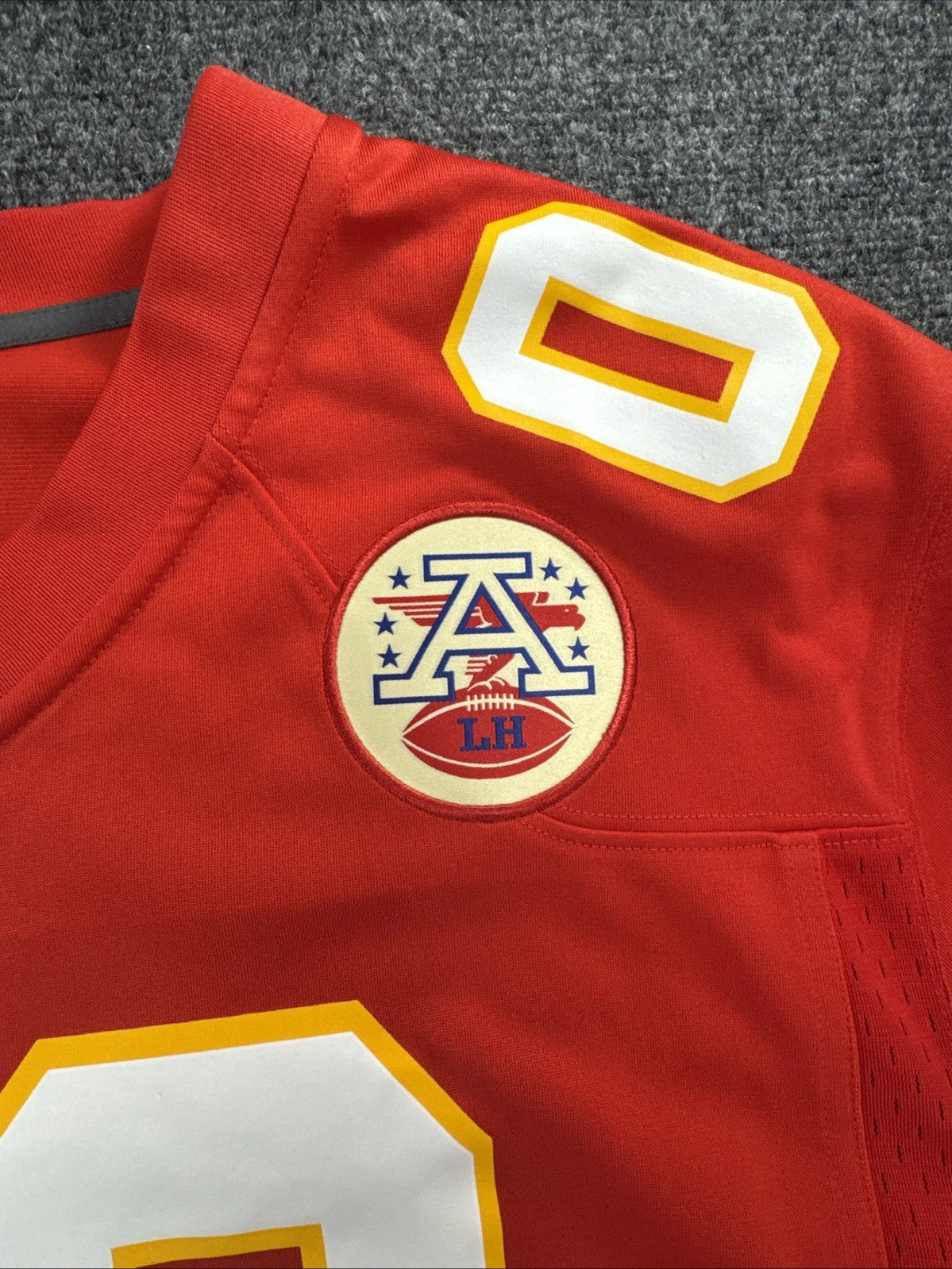 Nike Kansas City Chiefs NFL Custom Coach Eric #00 Red Jersey Mens XL