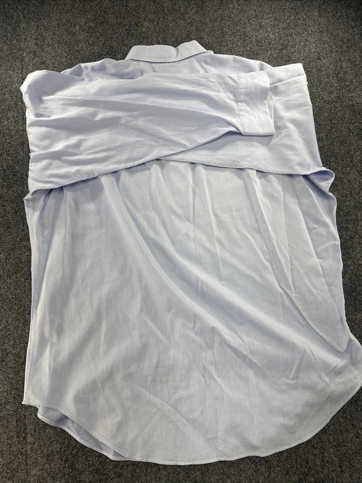 Lauren Ralph Lauren Mens 16.5 34-35 Light Blue Cotton Dress Shirt