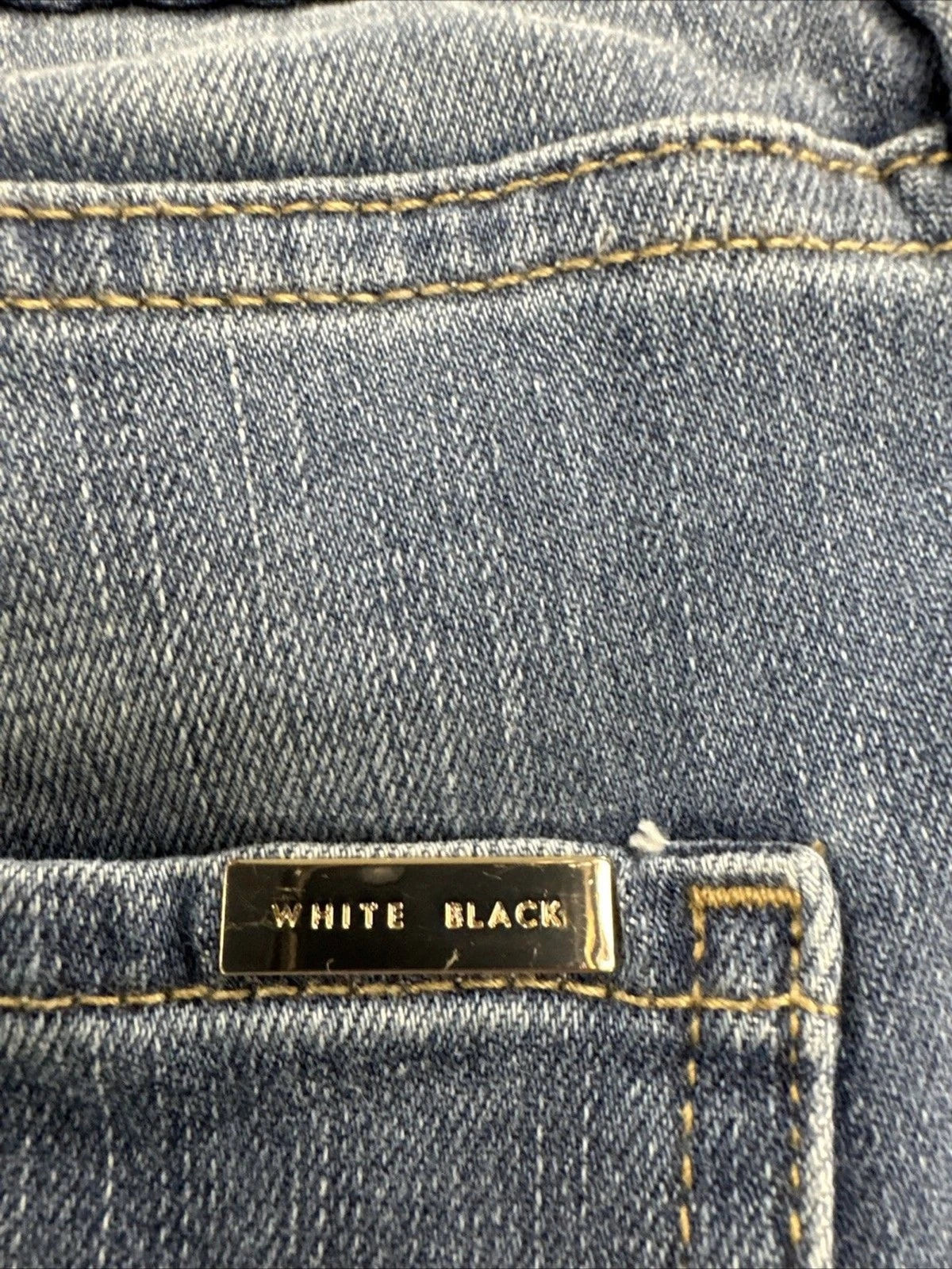 WHBM Cashmere Denim Jeans Women’s 4 High Rise Skinny Stretch Medium Wash