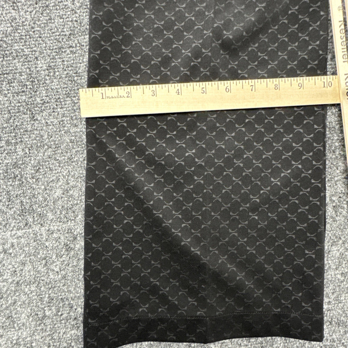 Express Women's Black Wide Leg Dress Pants 11/12 Regular Jacquard Career