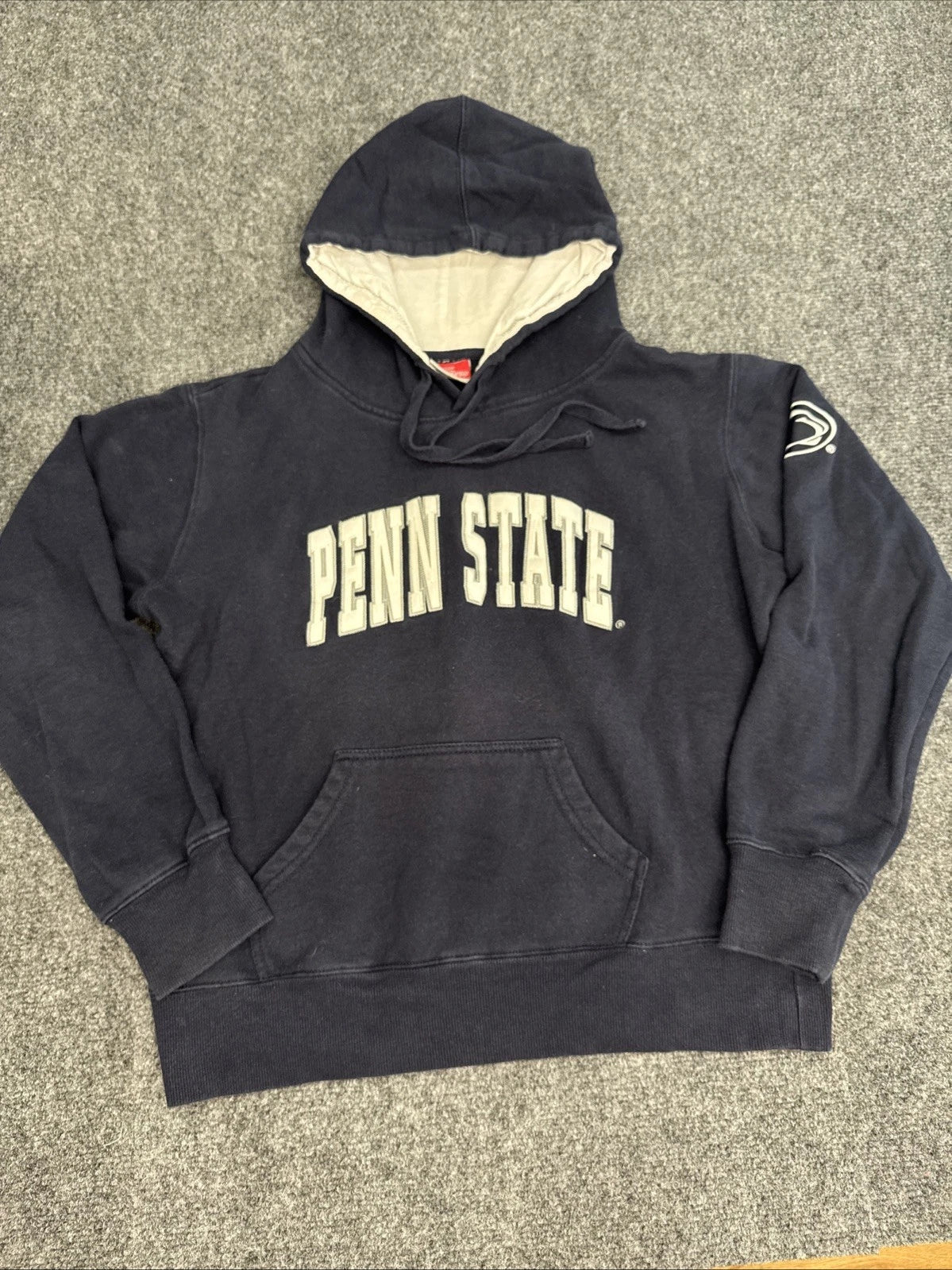 Vintage Penn State Nittany Lions Hoodie Men’s Medium Colosseum Y2K Navy