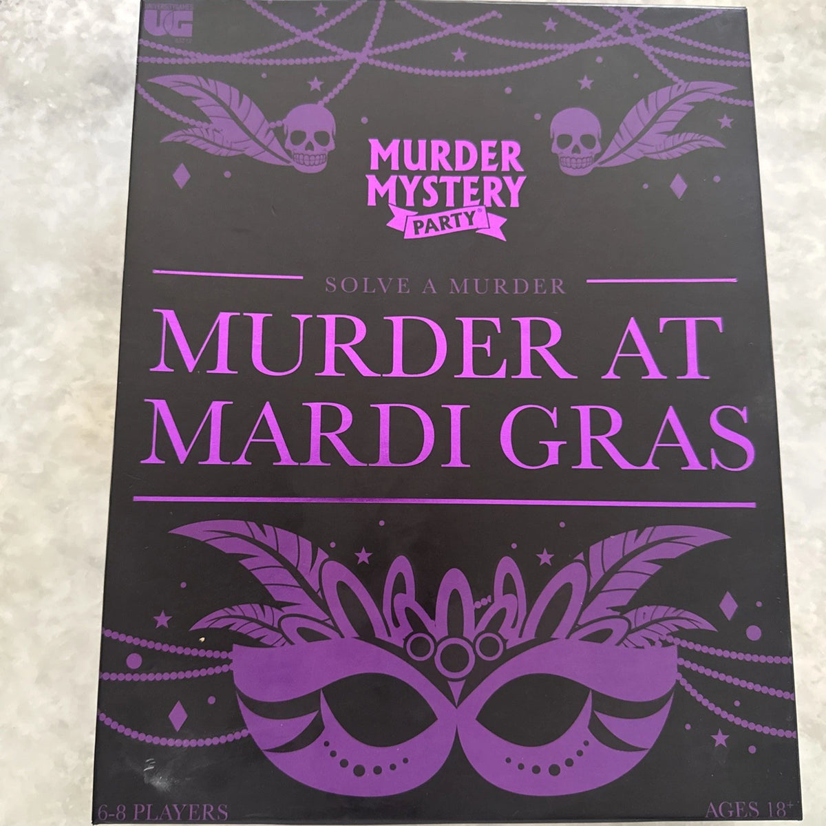 Murder Mystery Adult Party Game Murder at Mardi Gras New In Box Sealed