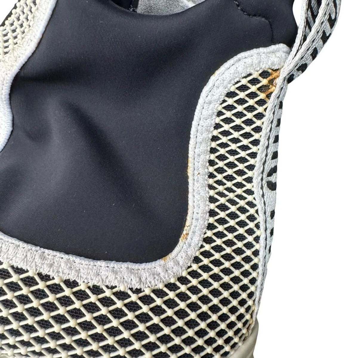 Miu Miu Crystal Mesh Slip-On Sneakers Women’s EU 39 Black White Italy