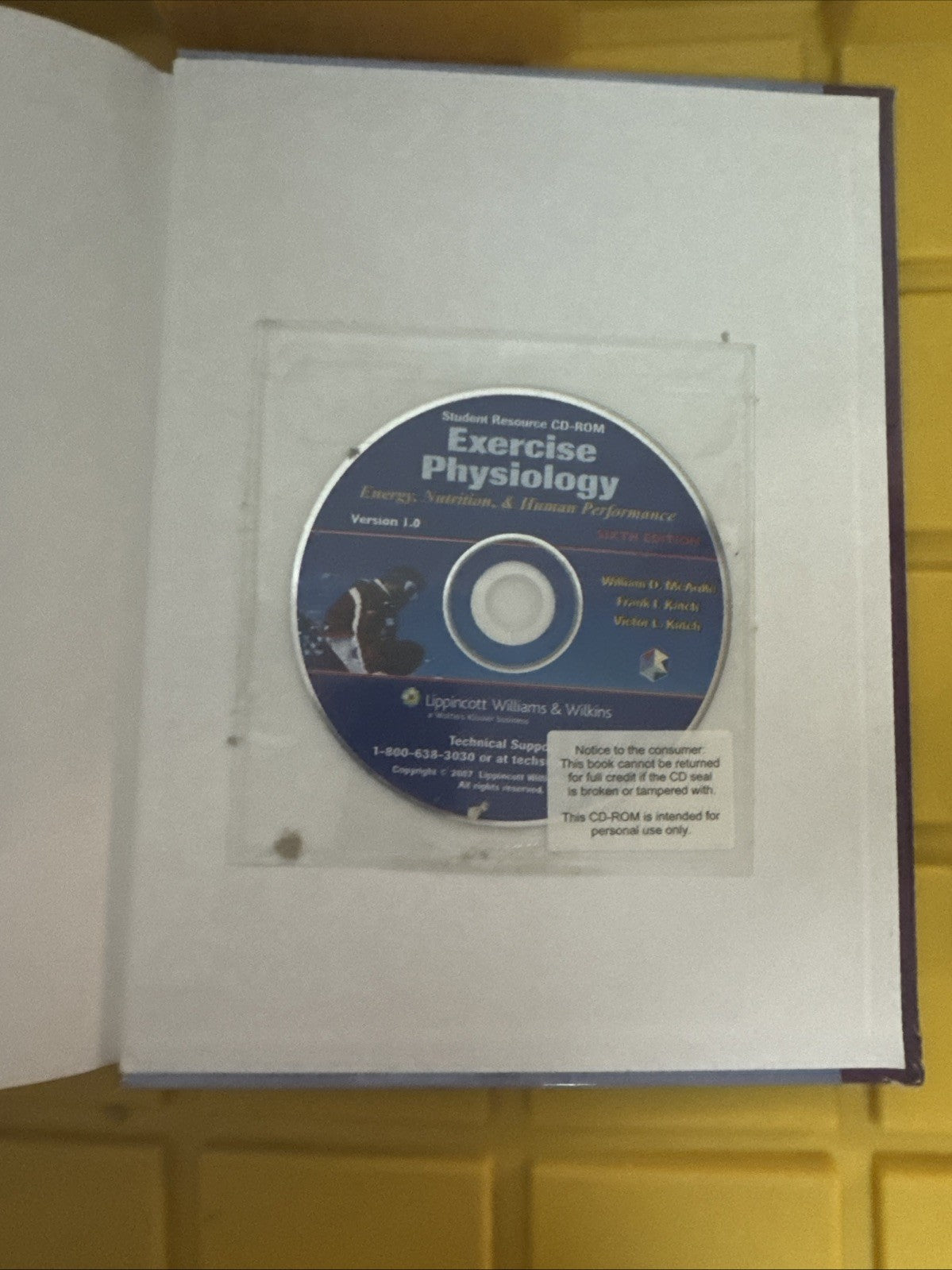 Exercise Physiology Energy, Nutrition, Performance Hard Cover EUC