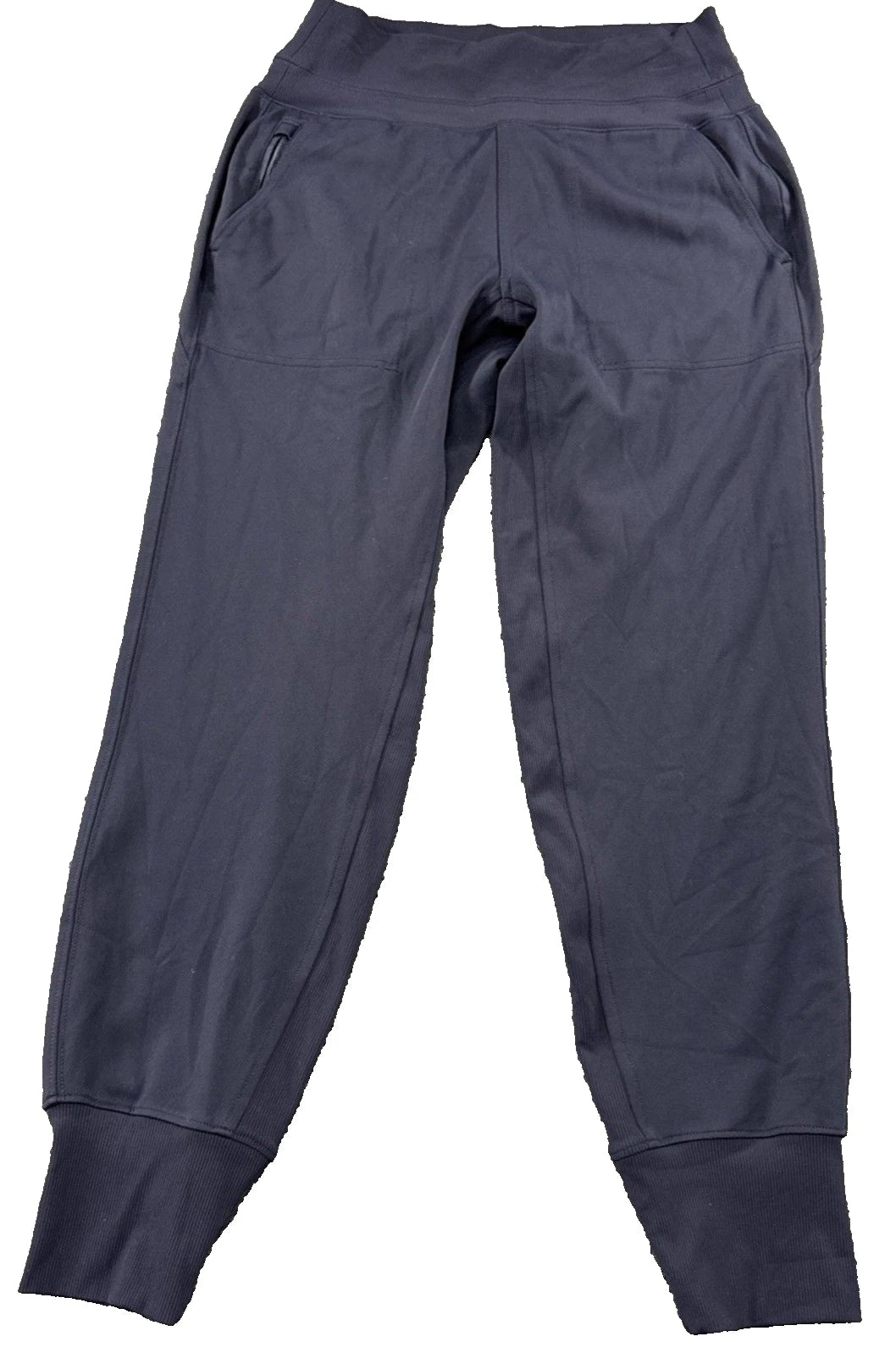 Athleta Women's Small Petite Navy Blue Zip Pocket Performance Joggers