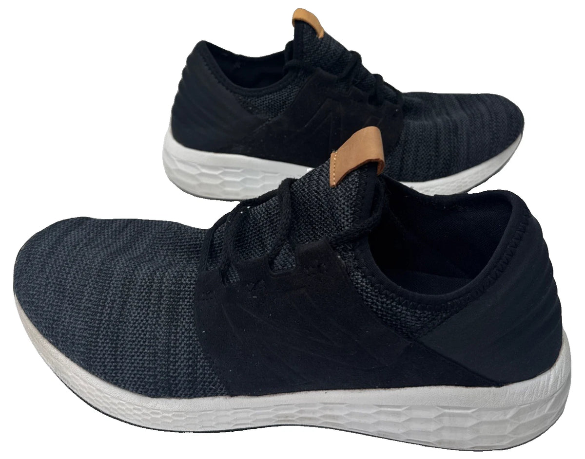 New Balance Fresh Foam Cruz Mens 13 2E Wide Black Knit Running Shoes