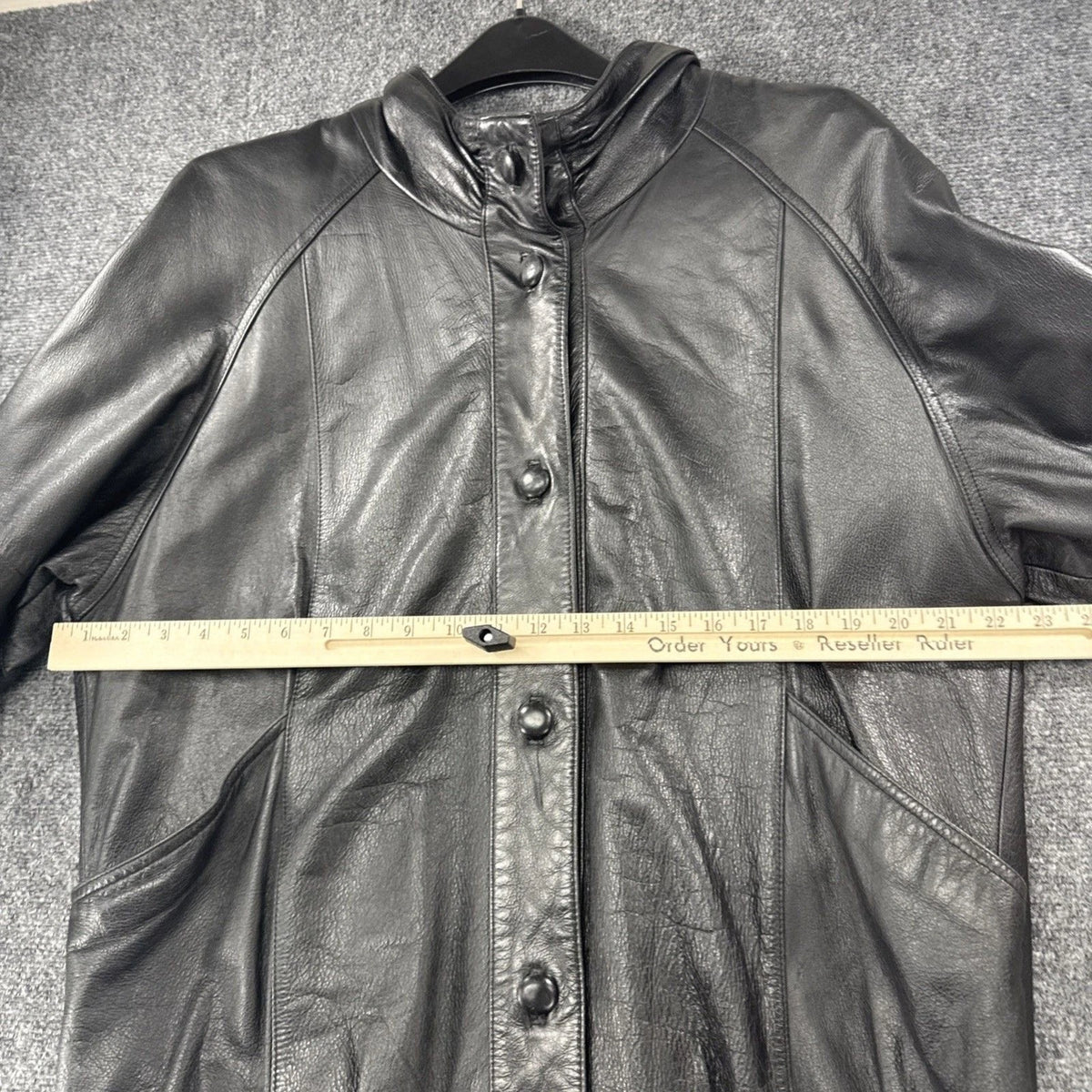 Vintage Pelle New York Milano Leather Jacket Women’s M Black Genuine Leather 90s