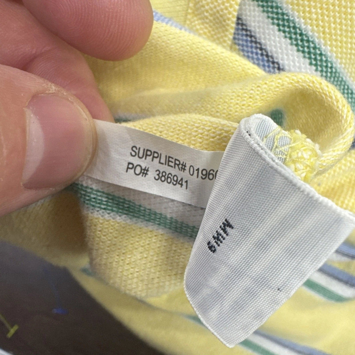 Polo Ralph Lauren Custom Fit Polo Shirt Mens XL Yellow Striped Pony Logo