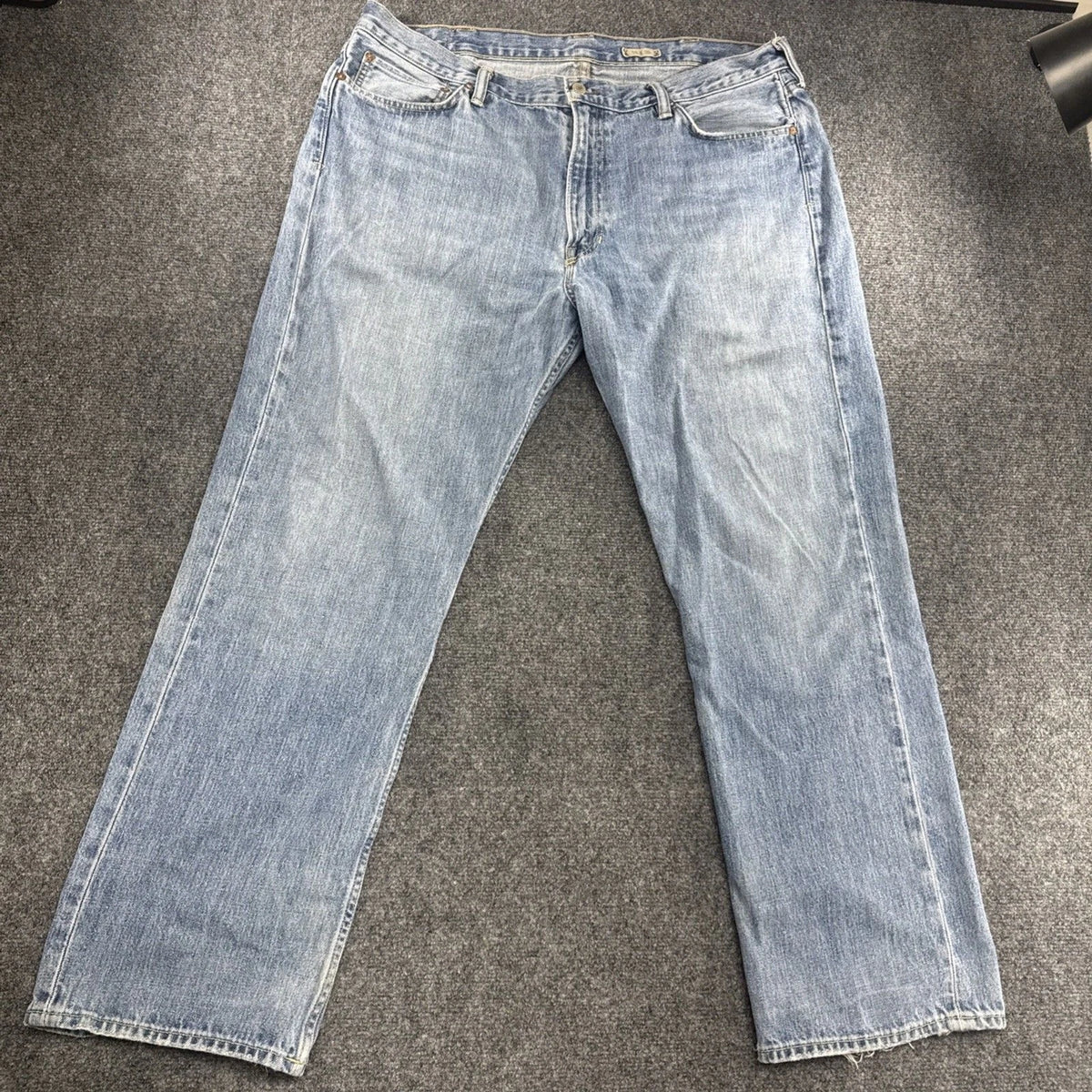 Polo Ralph Lauren Quality Denim Goods Jeans 38x30 Essex Light Wash Cotton