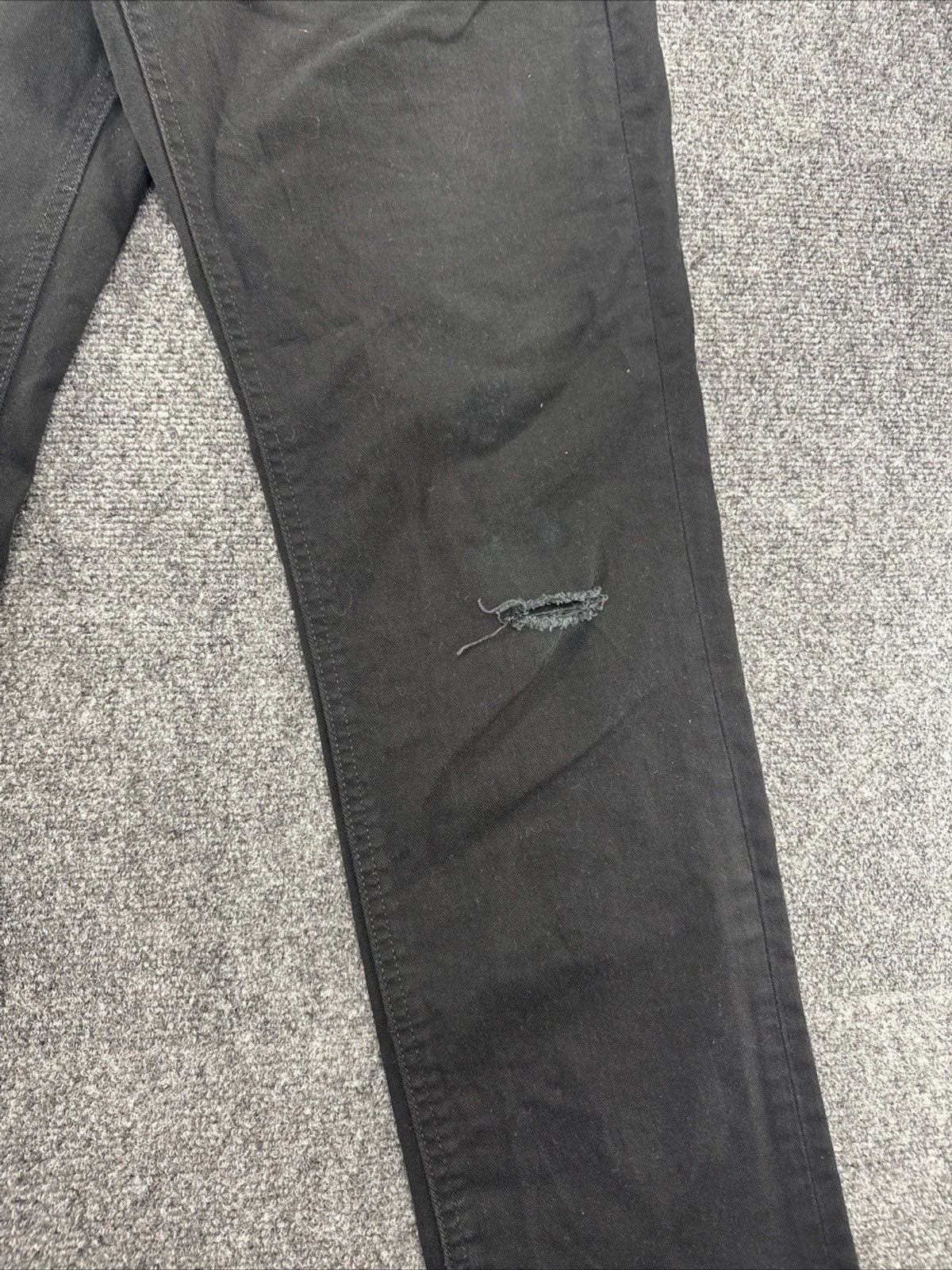 Levi's 541 Athletic Taper Jeans Men W34 L32 Black Distressed Denim