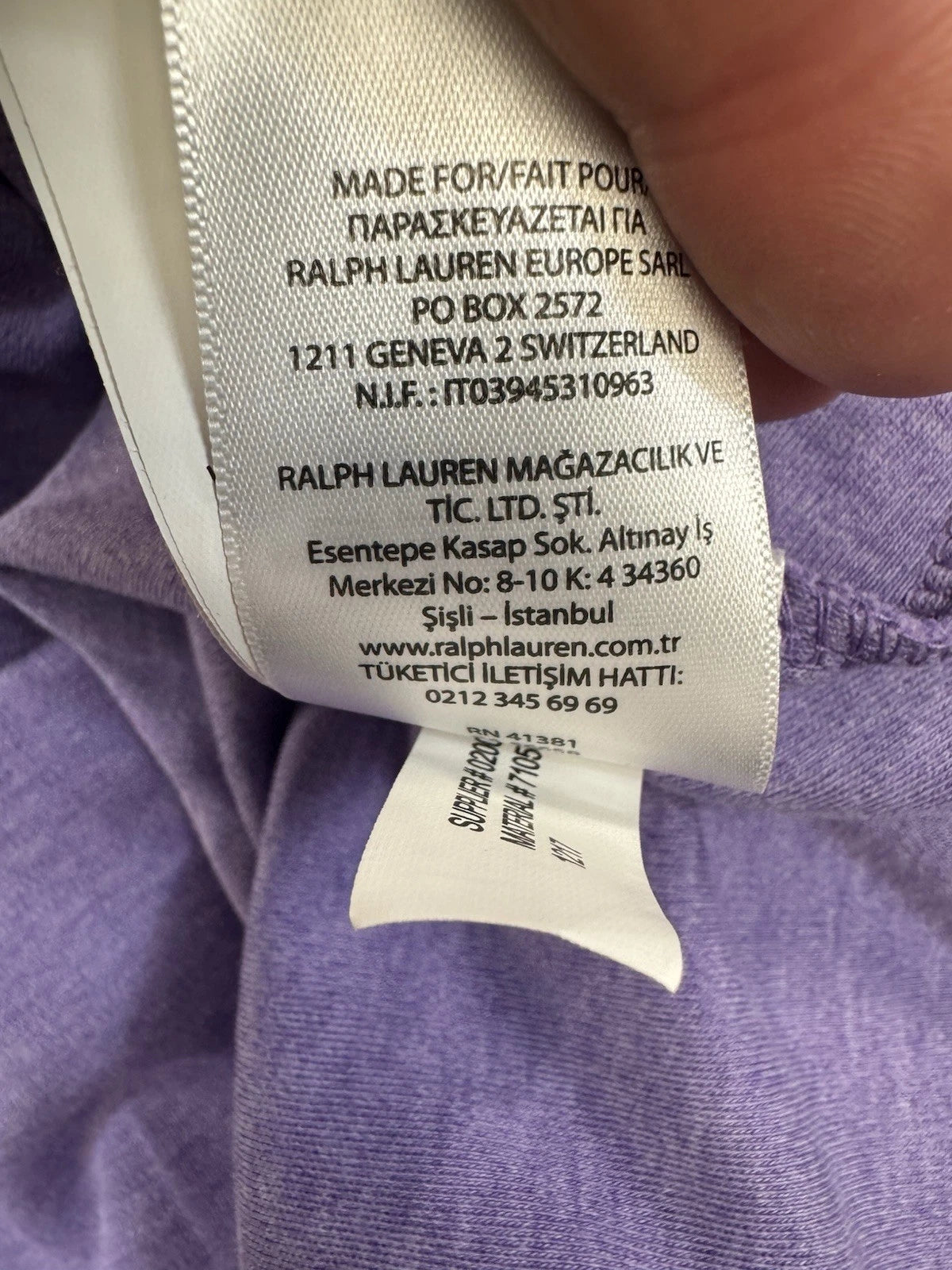 Polo Ralph Lauren Men's Purple Golf Polo Shirt Solid Size M Pre-Owned