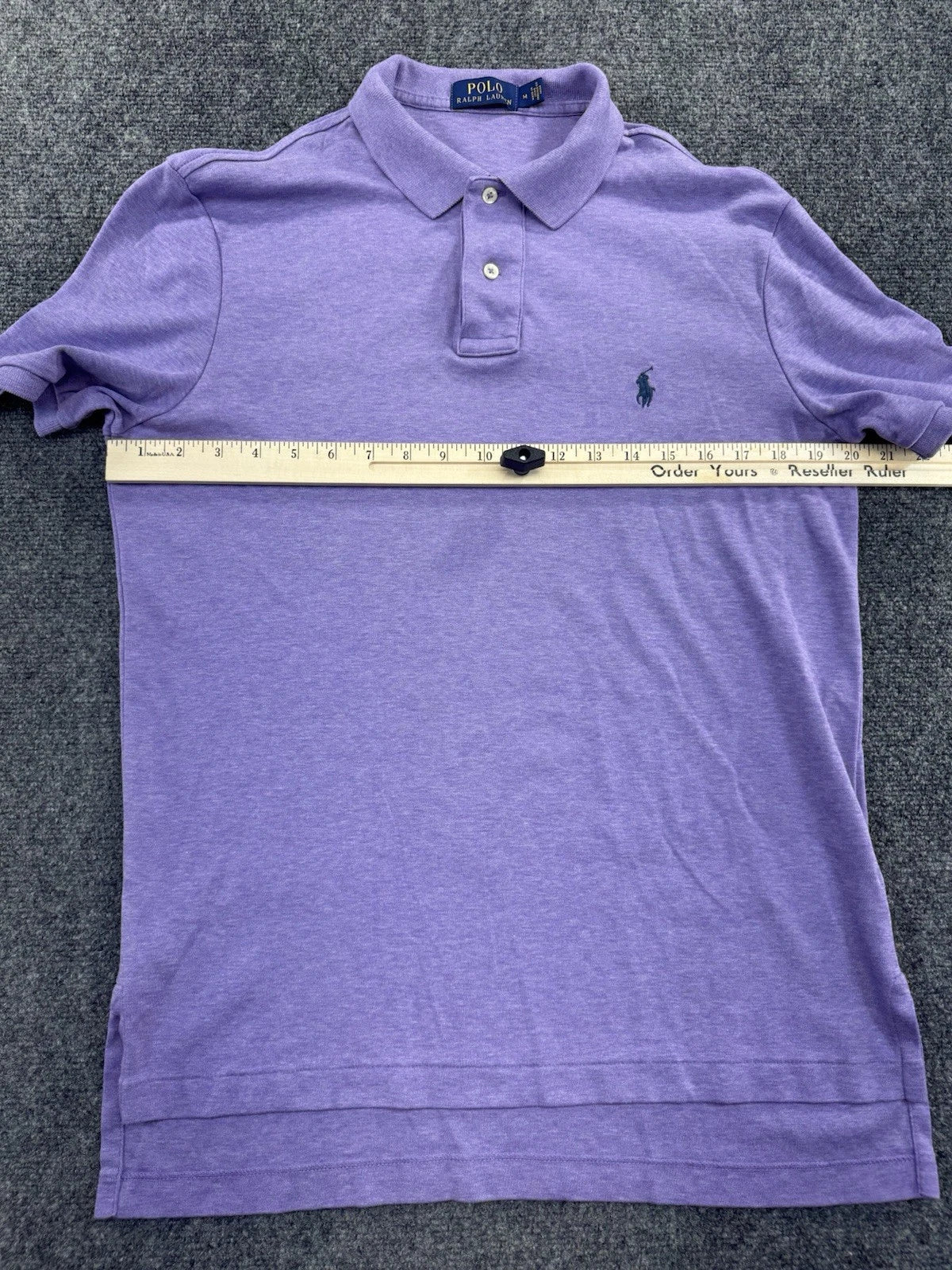Polo Ralph Lauren Men's Purple Golf Polo Shirt Solid Size M Pre-Owned