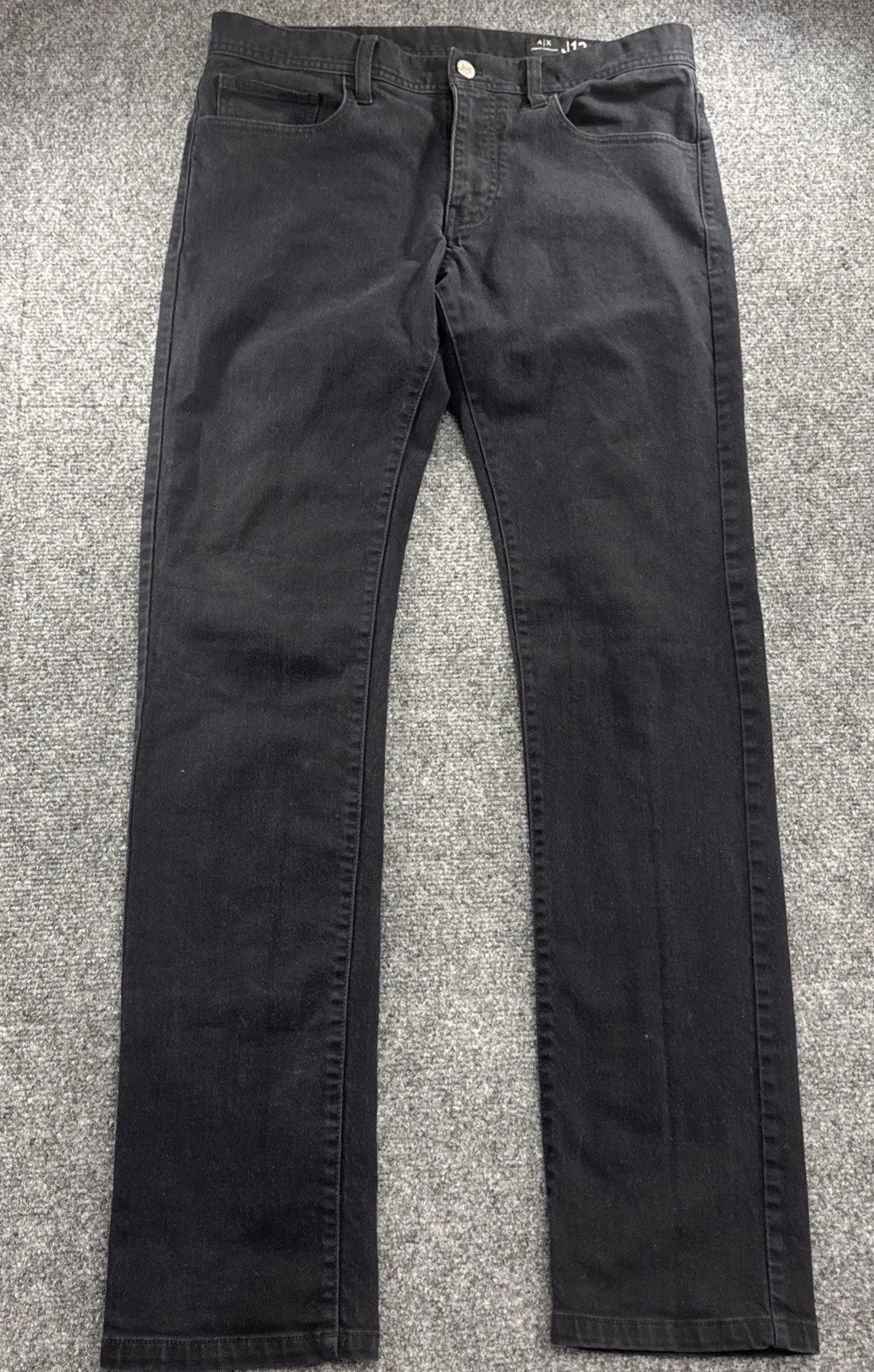 Armani Exchange J13 Slim Fit Black Jeans Mens Size 31 Stretch Denim Designer