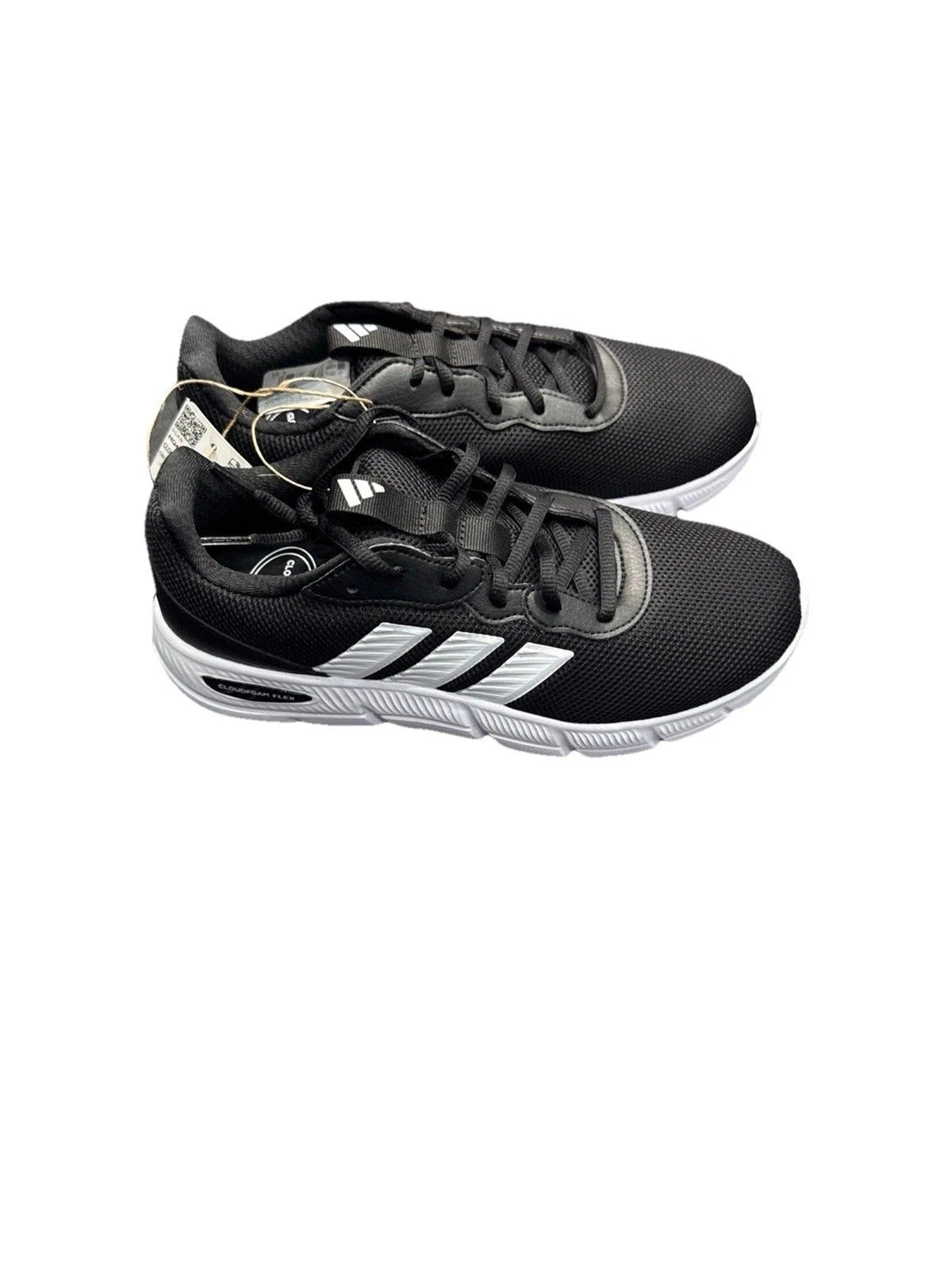 adidas Cloudfoam Flex HQ4960 Women's 9 Wide Black Walking Shoes BNIB