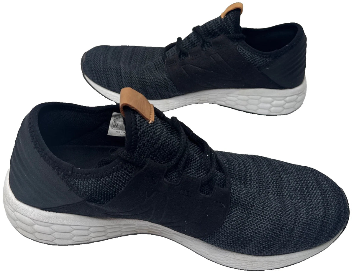 New Balance Fresh Foam Cruz Mens 13 2E Wide Black Knit Running Shoes