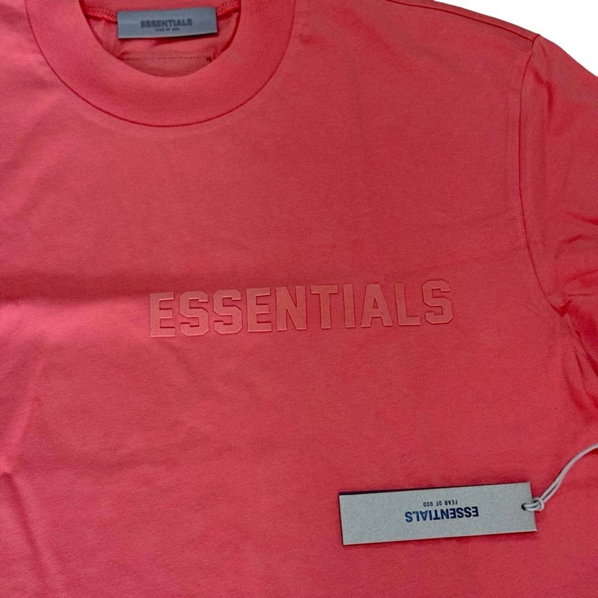 Fear of God Essentials Coral T-Shirt Men’s Small Oversized BNWT Dust BagFear of