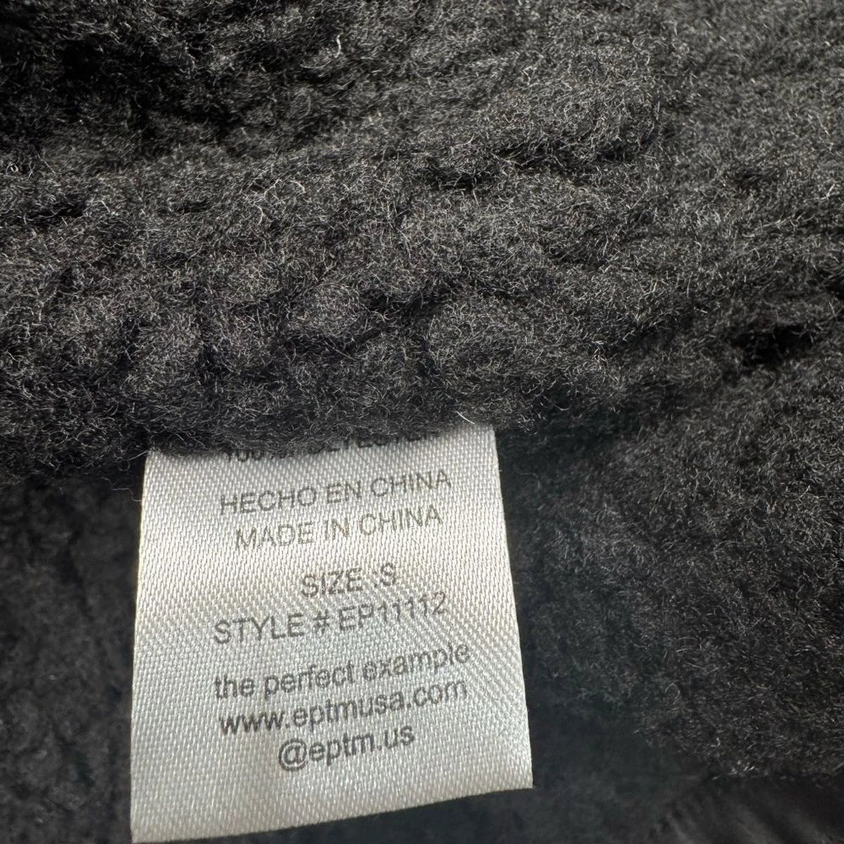 The Perfect Example Fleece Lined Hoodie Small Minimalist Athleisure Winter Heat