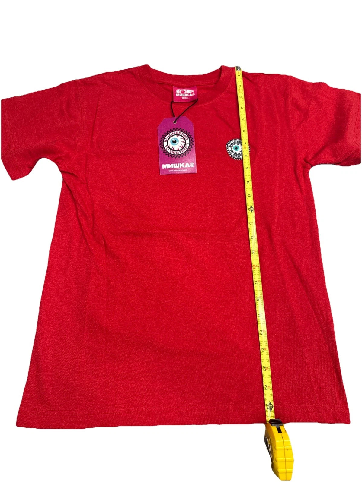 Mishka Destroy Video Game Keep Watch Tee Red Small NWT Streetwear Graphic