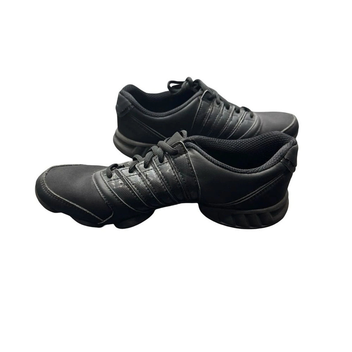 Bloch Black Dance Sneakers Women’s 9.5 Mesh Split Sole Jazz Hip Hop Studio Shoes