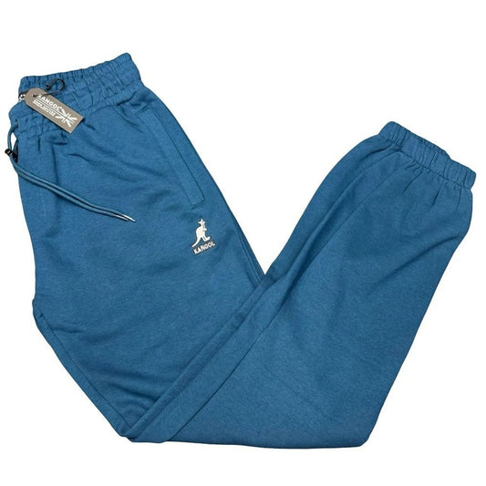 Kangol Sweatpants Joggers, Blue, Small, Side Zip Pocket - New