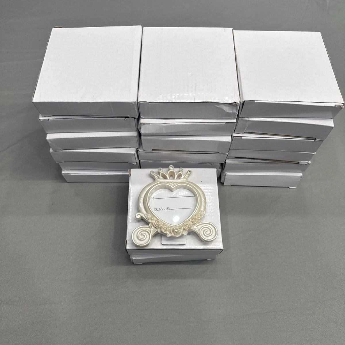 Lot of 20 Decorative Chariot Picture Frames Wedding Guest Gifts Table Decor