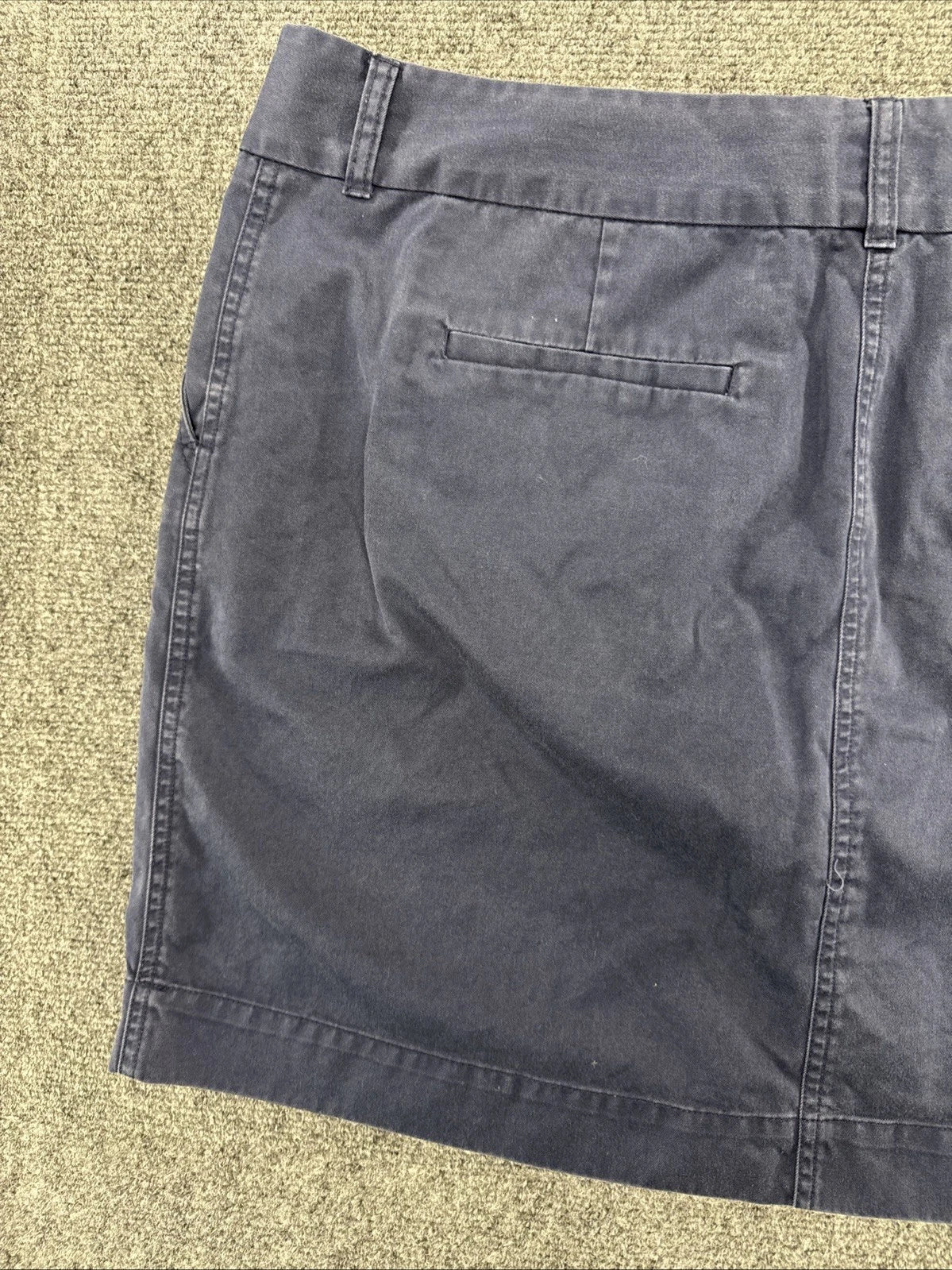Vineyard Vines by Shep & Ian Women's Navy Cotton Mini Chino Skirt Whale