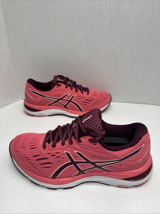 ASICS Gel-Cumulus 20 Women’s 8 Pink Burgundy Running Shoes 1012A008