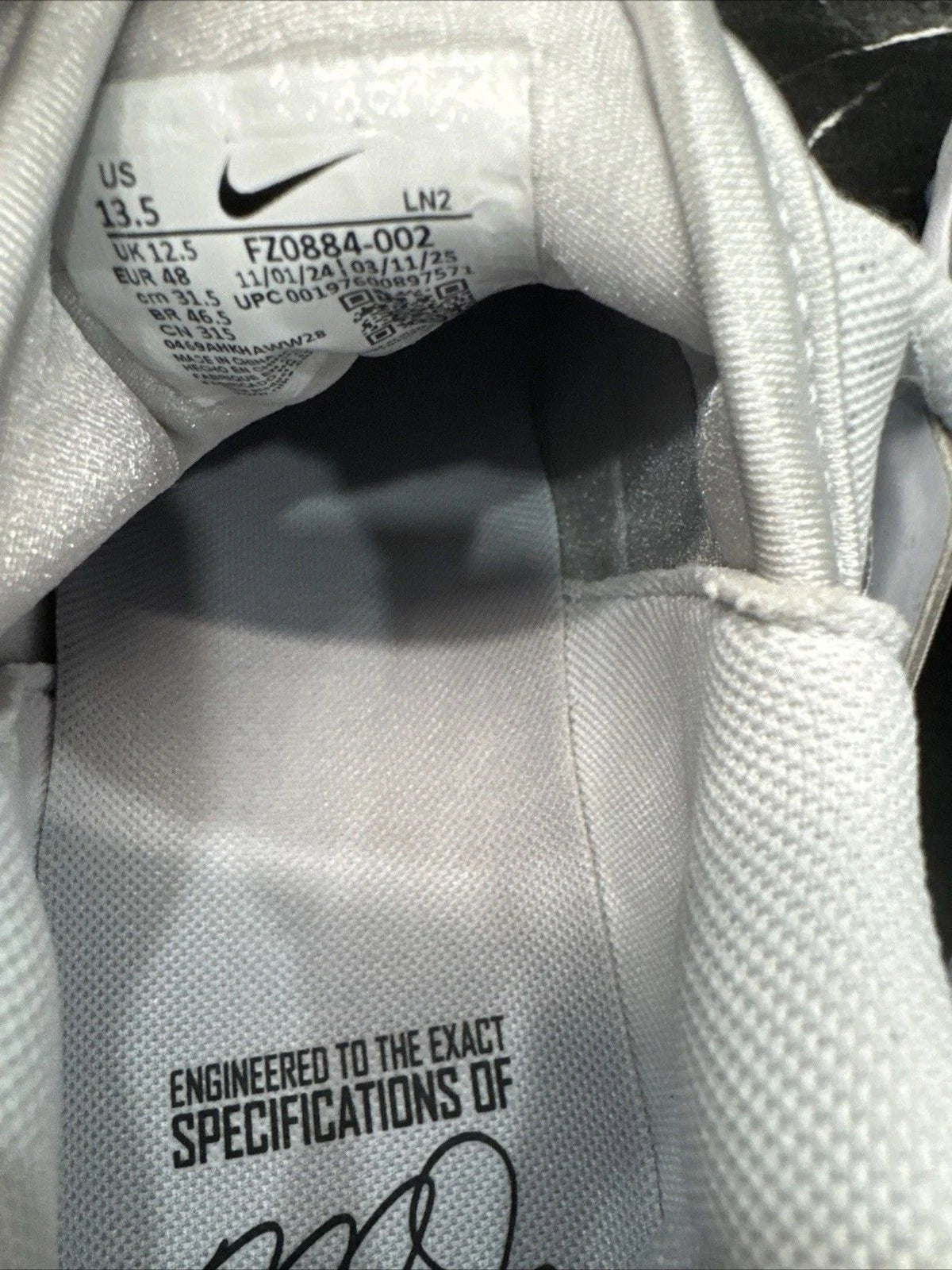 Nike Force Zoom Trout 9 Pro Baseball Cleats Gray Men's 13.5 New No Box