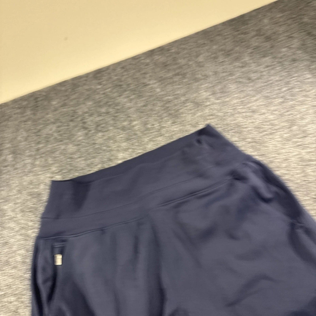 Athleta Women's Small Petite Navy Blue Zip Pocket Performance Joggers