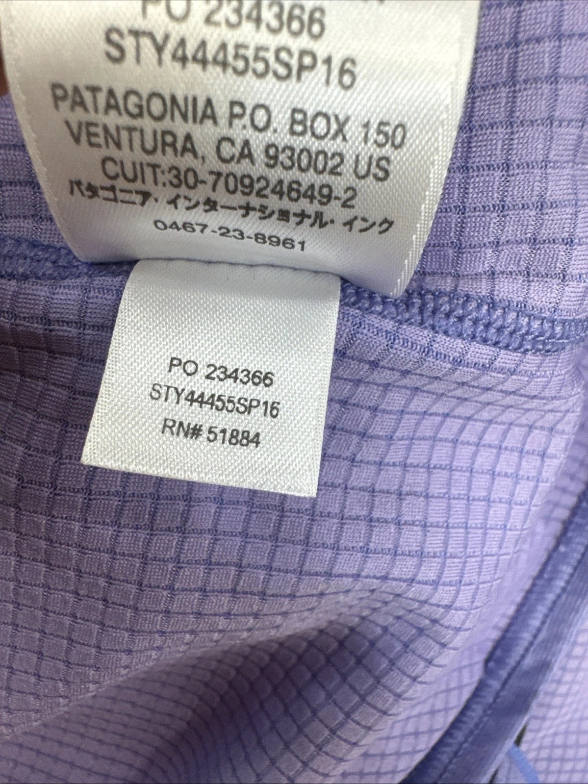 Patagonia Capilene Midweight 1/4 Zip Women’s XS Purple Baselayer Pullover