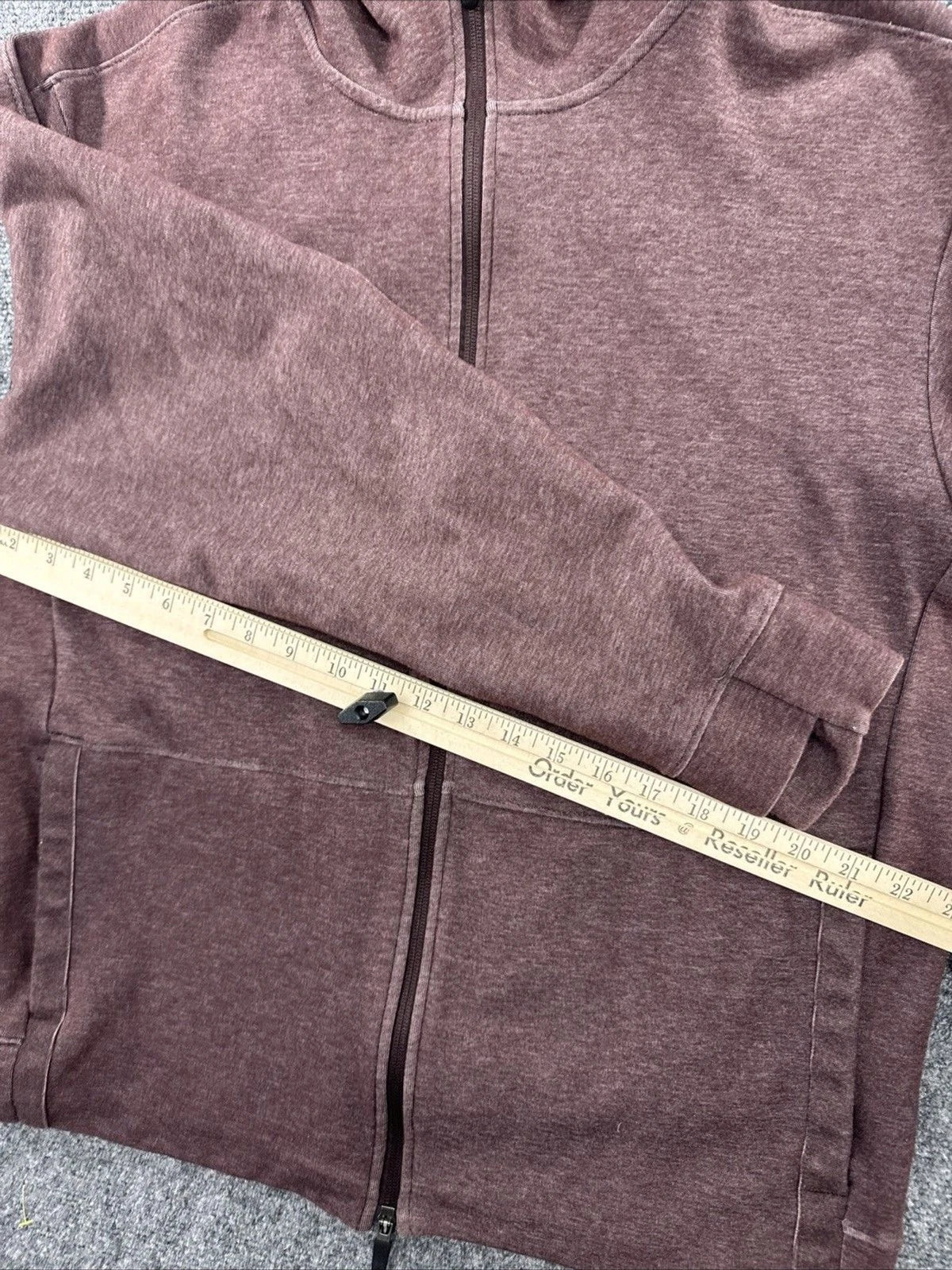Nike Yoga Dri-FIT Full Zip Hoodie Men's L Dark Beetroot CU6260-203