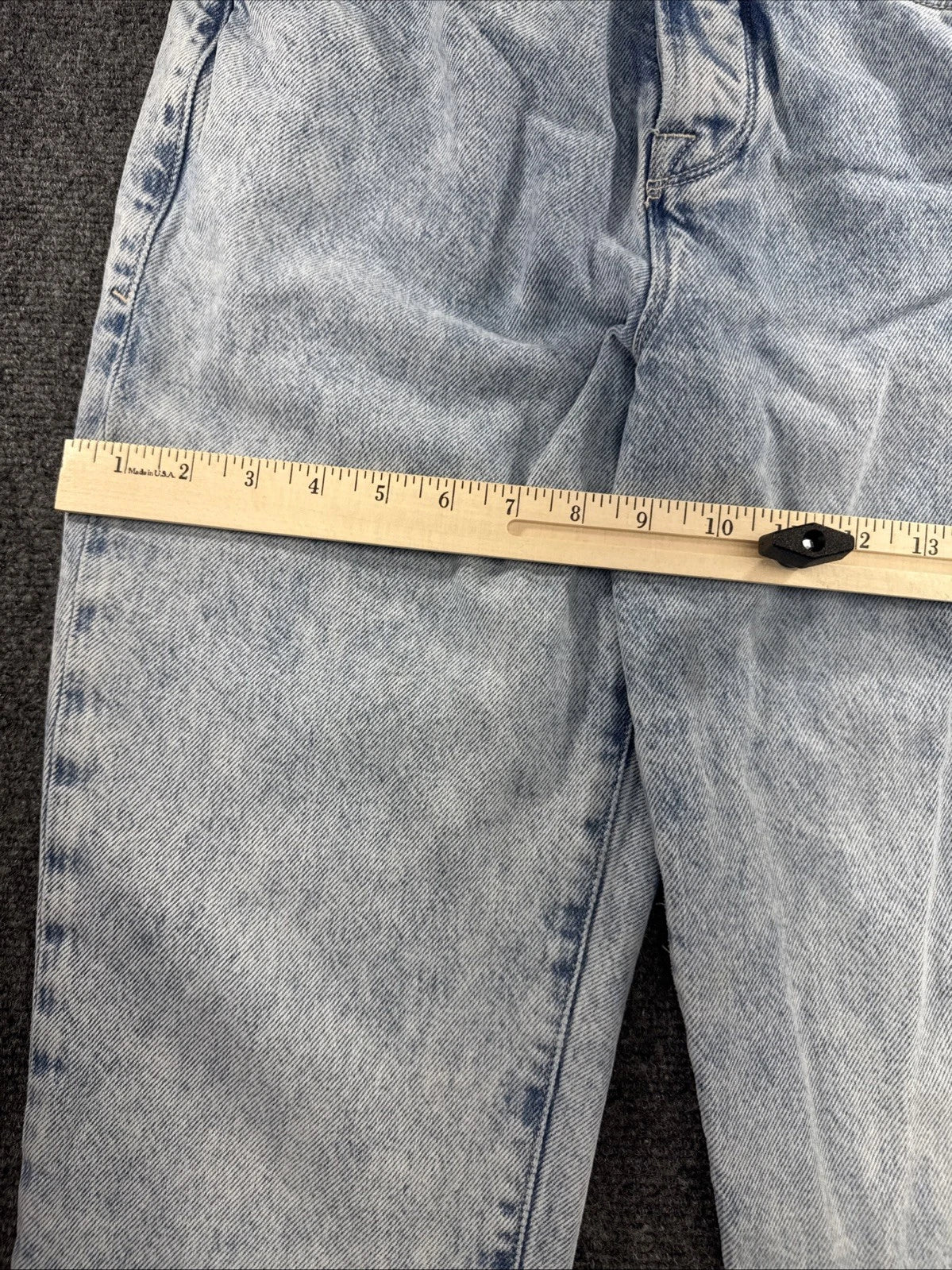 Good American Womens 2 26 Light Wash High Rise Relaxed Straight Leg Jeans