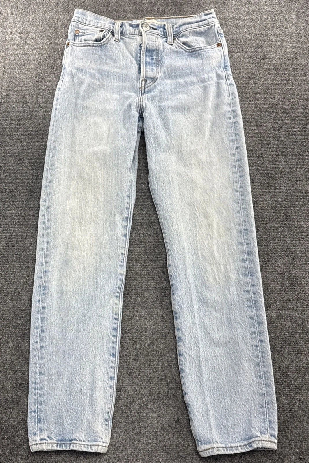 Levi’s Premium Wedgie Straight Ankle Jeans Women’s 26 Light Wash 26 Inseam