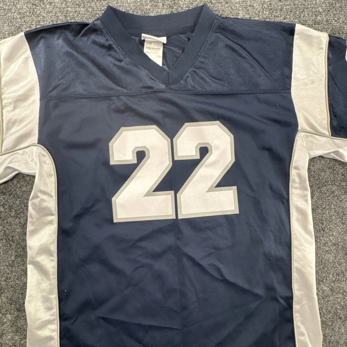 Penn State Nittany Lions #22 NCAA Football Jersey Youth XXL 18 Blue Outerstuff