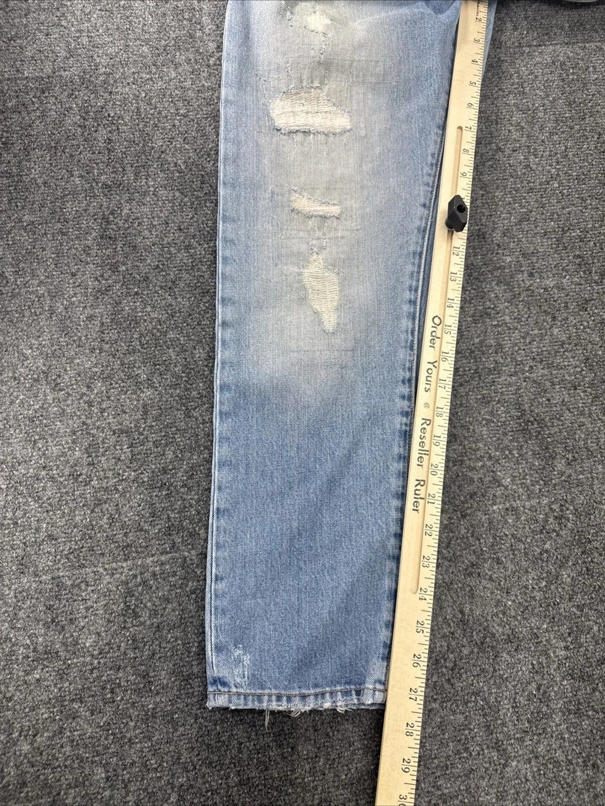 Gap 1969 Sexy Boyfriend Jeans Women’s 28 Light Wash Distressed Ripped