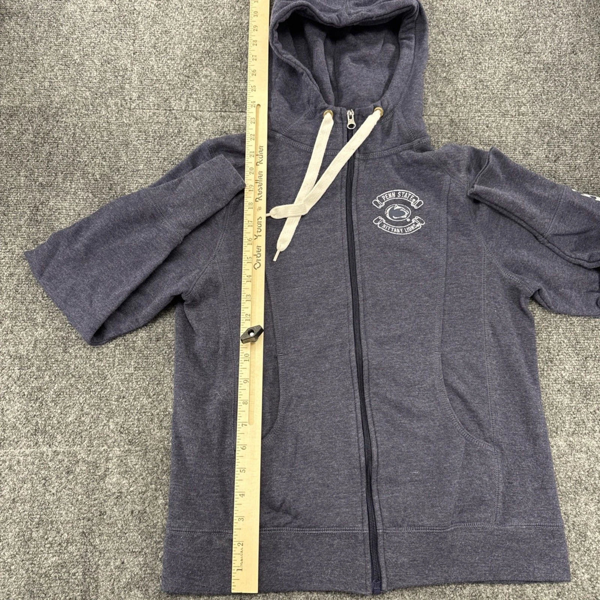 Penn State Nittany Lions Zip Hoodie Small Blue Champion Elite Full Zip NCAA