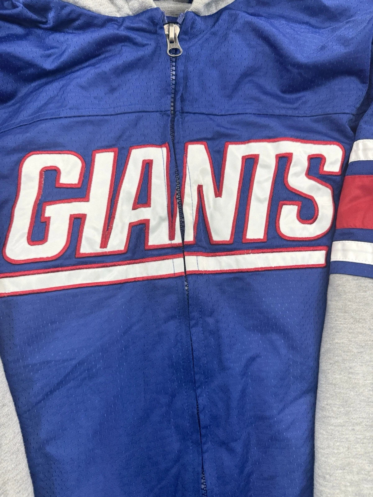 New York Giants Full Zip Hoodie Mens 2XL Blue NFL Football Heavyweight