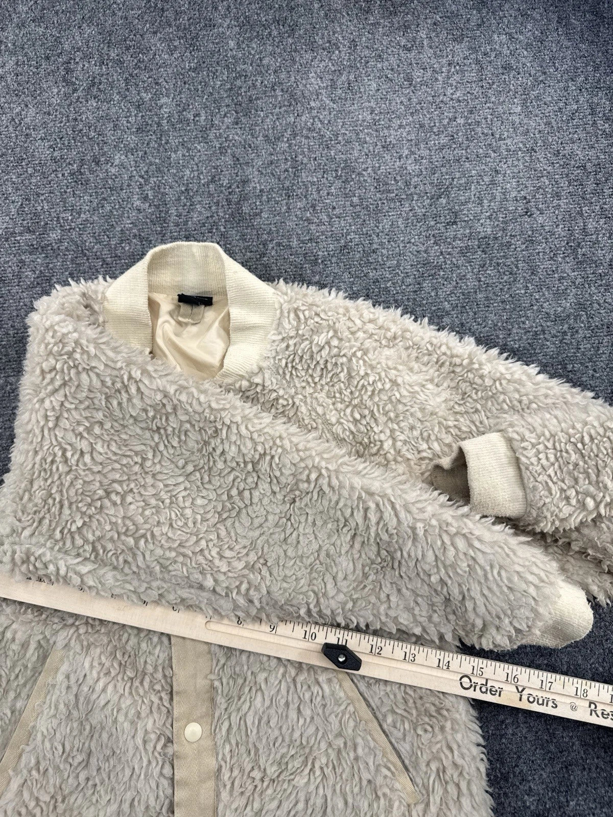 Patagonia Kids' Retro-X Bomber Jacket Sherpa Natural FA22 Size S