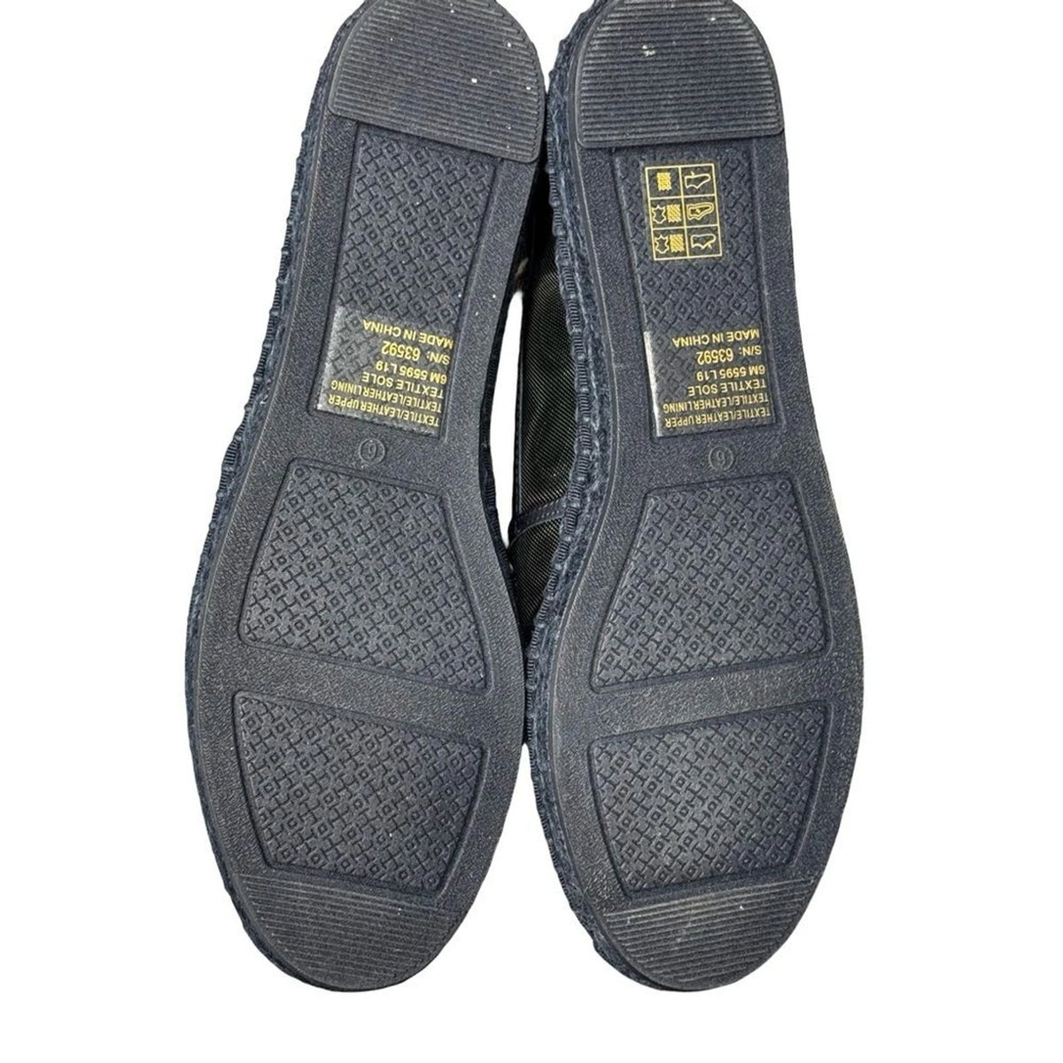 Tory Burch Ines Espadrille Loafers Women’s 6 Malachite Navy BNIB