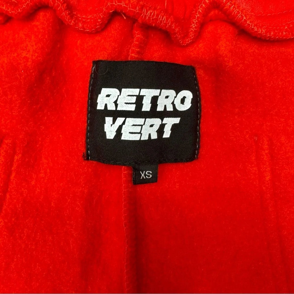 Retrovert Athletic Shorts Men's XS BNWOT Red Drawstring Streetwear Running Gym