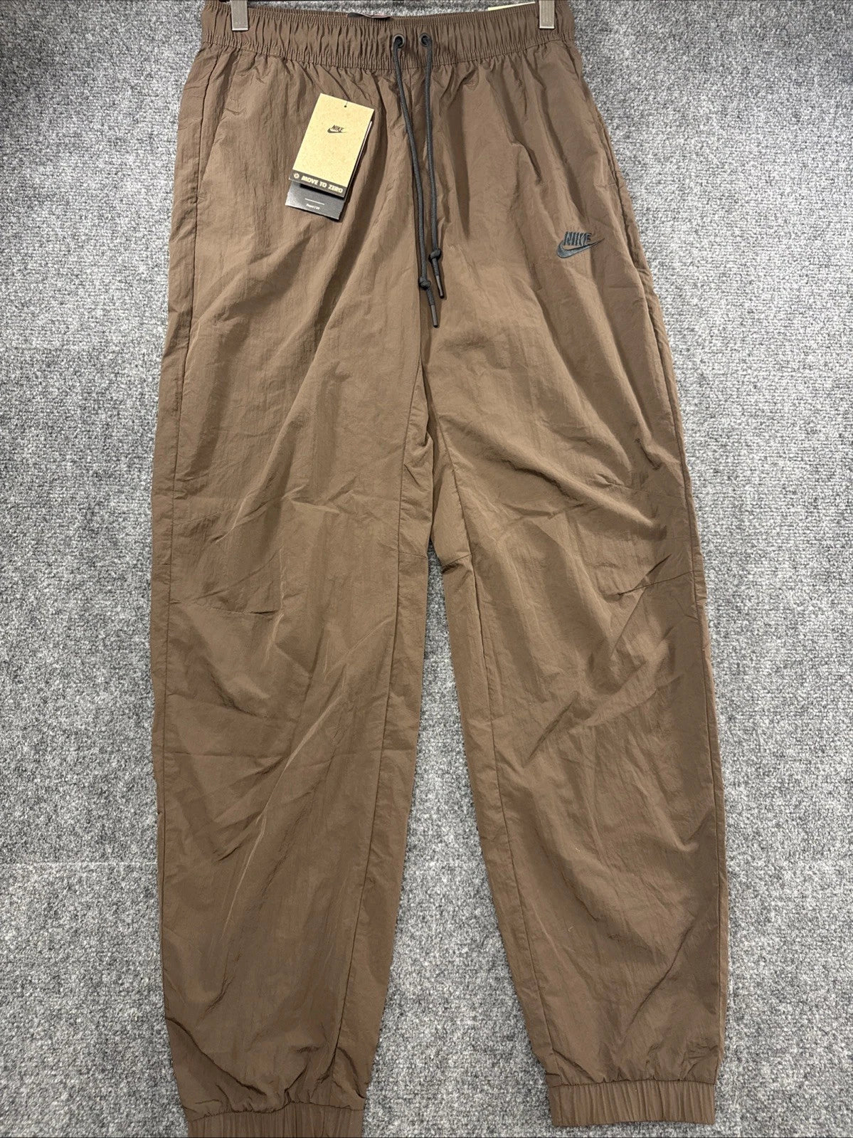 Nike Sportswear Woven Jogger Pants Men’s Small Brown UPF 40+ NWT Track