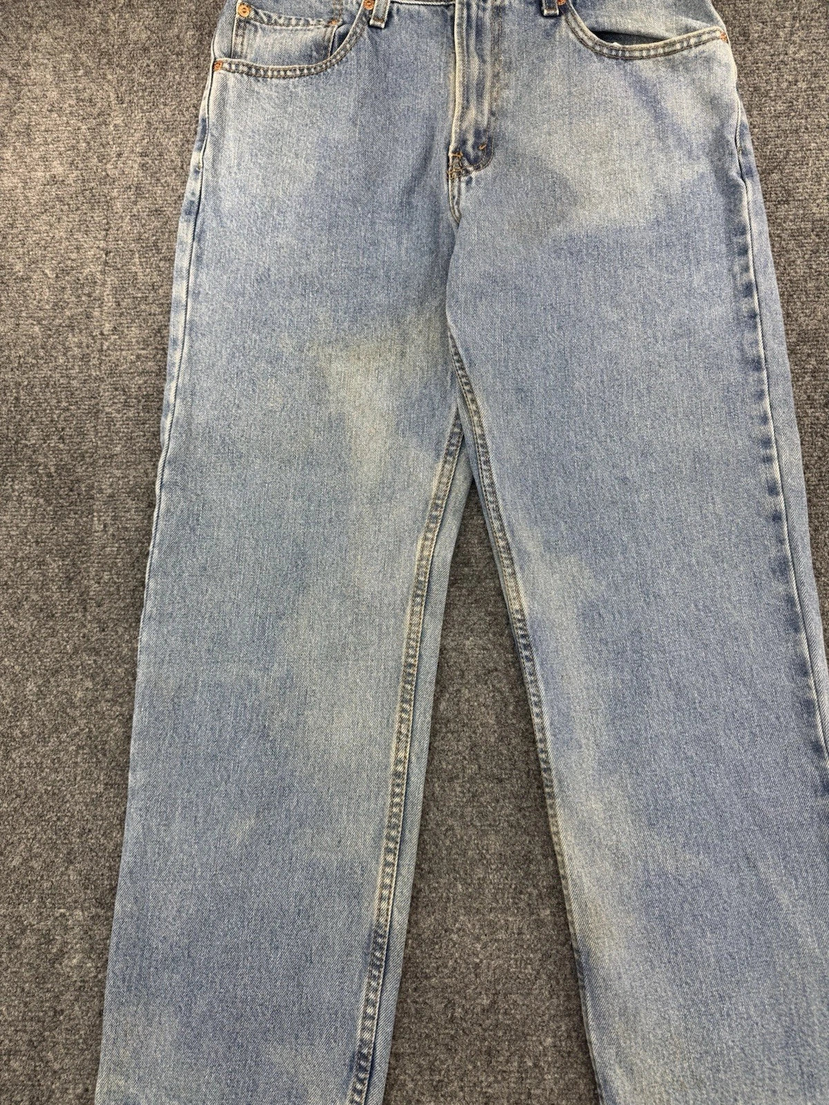Levi's 505 Regular Fit Jeans Men's 34x30 Light Wash 100% Cotton Straight Leg
