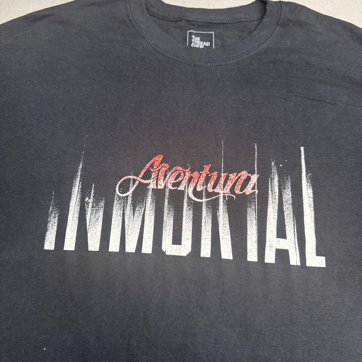 Aventura Inmortal Tour T-Shirt Black Men's Large Latin Music Concert Tee BNWOT
