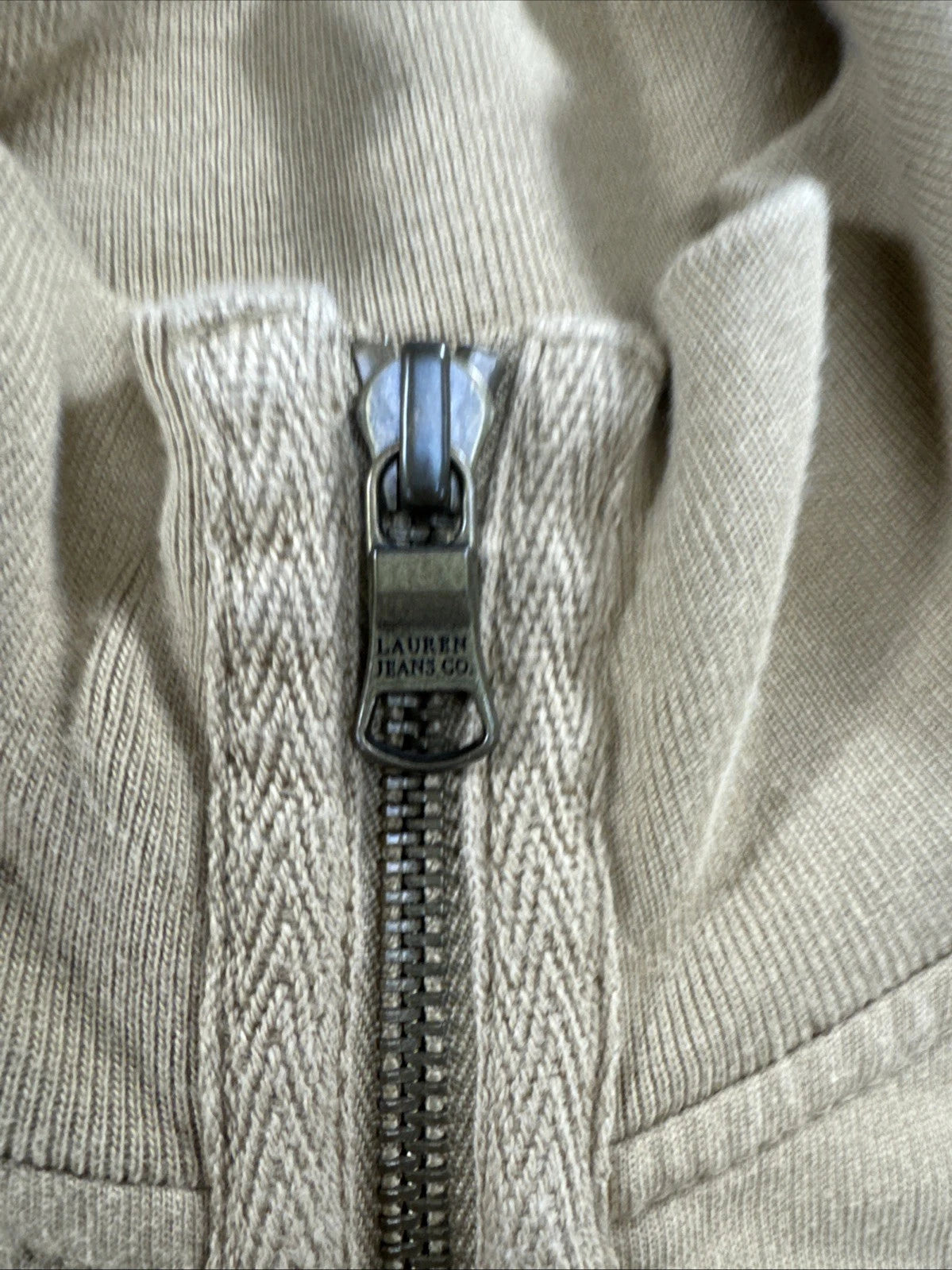 Lauren Jeans Co Ralph Lauren Womens XL Tan Cotton Utility Jacket Y2K