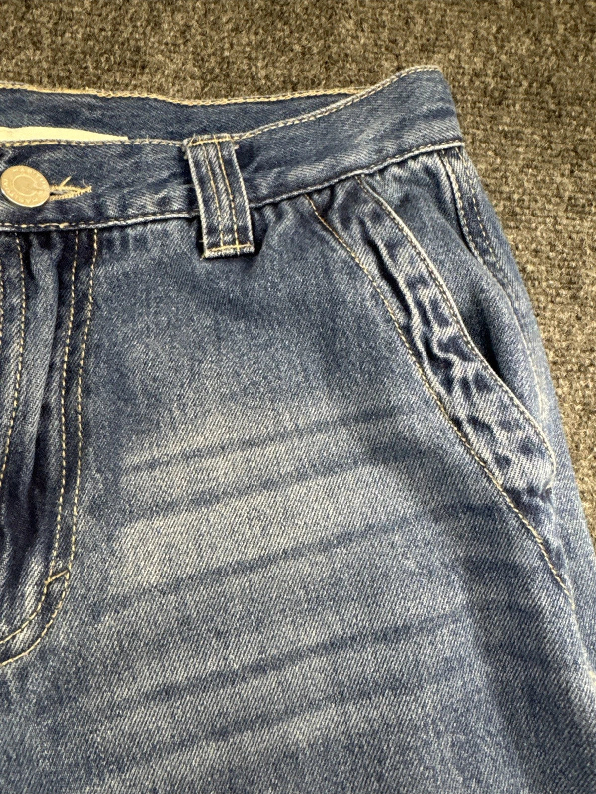 Habitual Womens Jeans 26 High Rise Wide Leg Palazzo Baggy Medium Wash Denim NEW