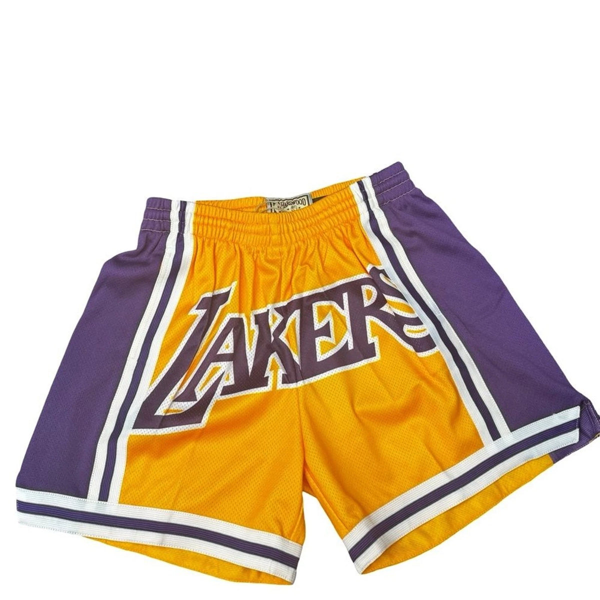 Mitchell & Ness Lakers Shorts Mens M Purple Gold NBA BNWT Hardwood Classic