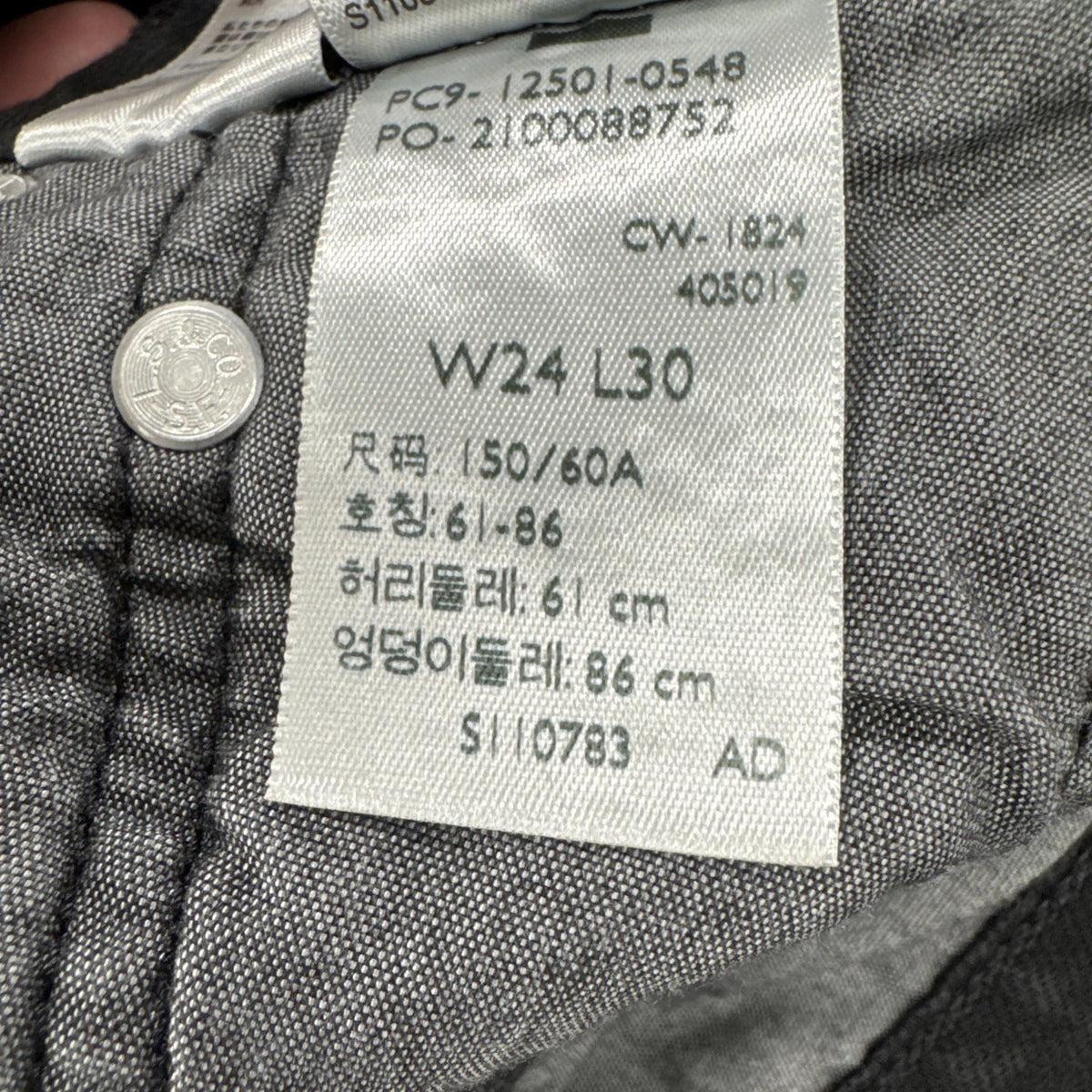 Levi's 501 Original Fit Jeans Black W24 L30 Button Fly BNWOT Women's