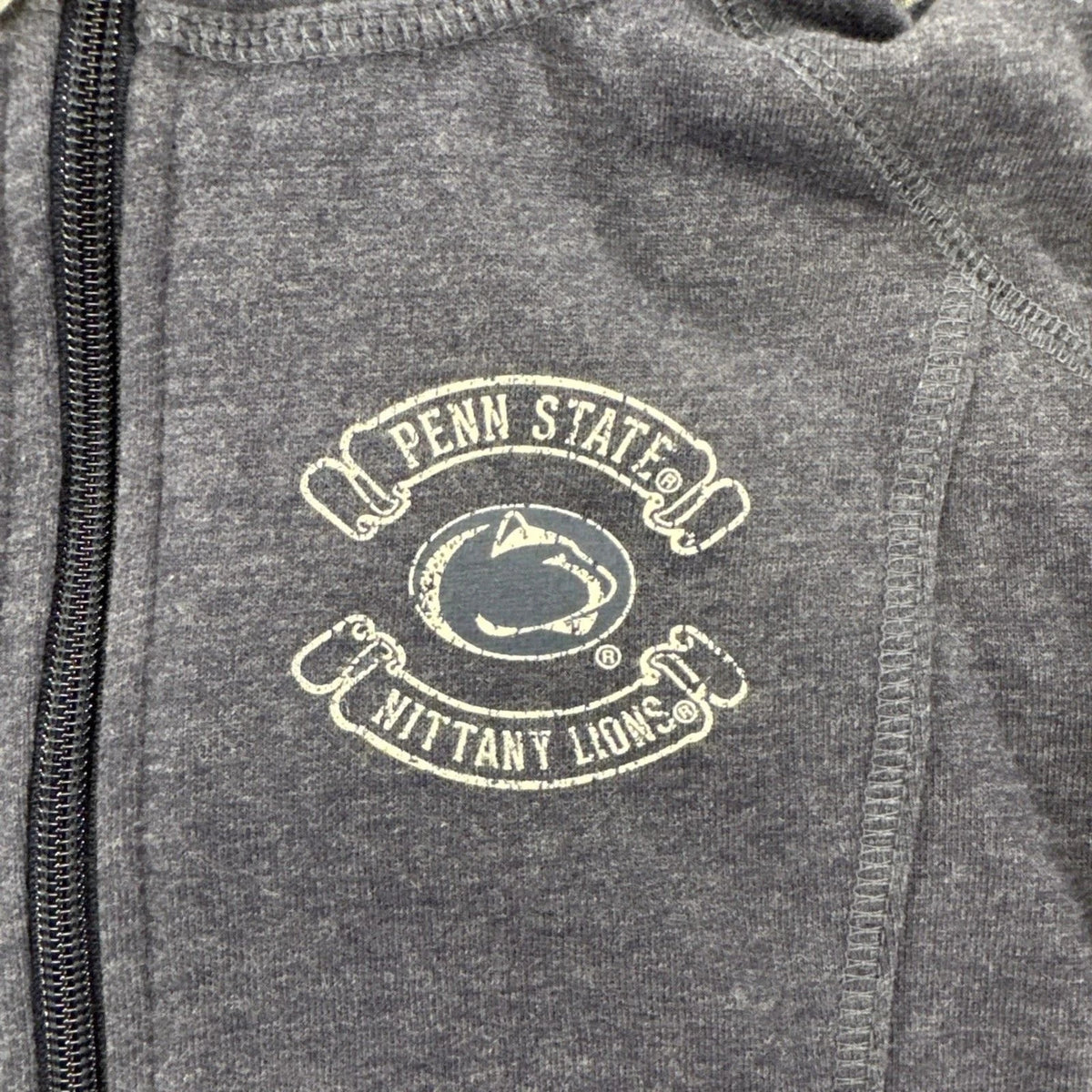 Penn State Nittany Lions Zip Hoodie Small Blue Champion Elite Full Zip NCAA