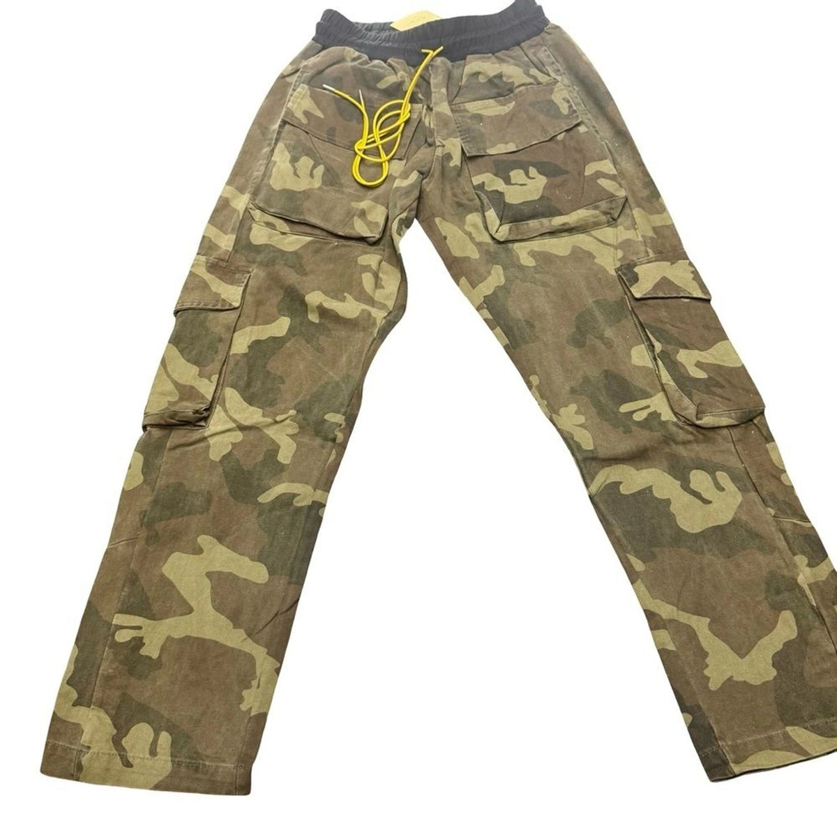 MNML Men's Small Camo Cargo Jogger Pants Contrast Side Tape NWT Streetwear